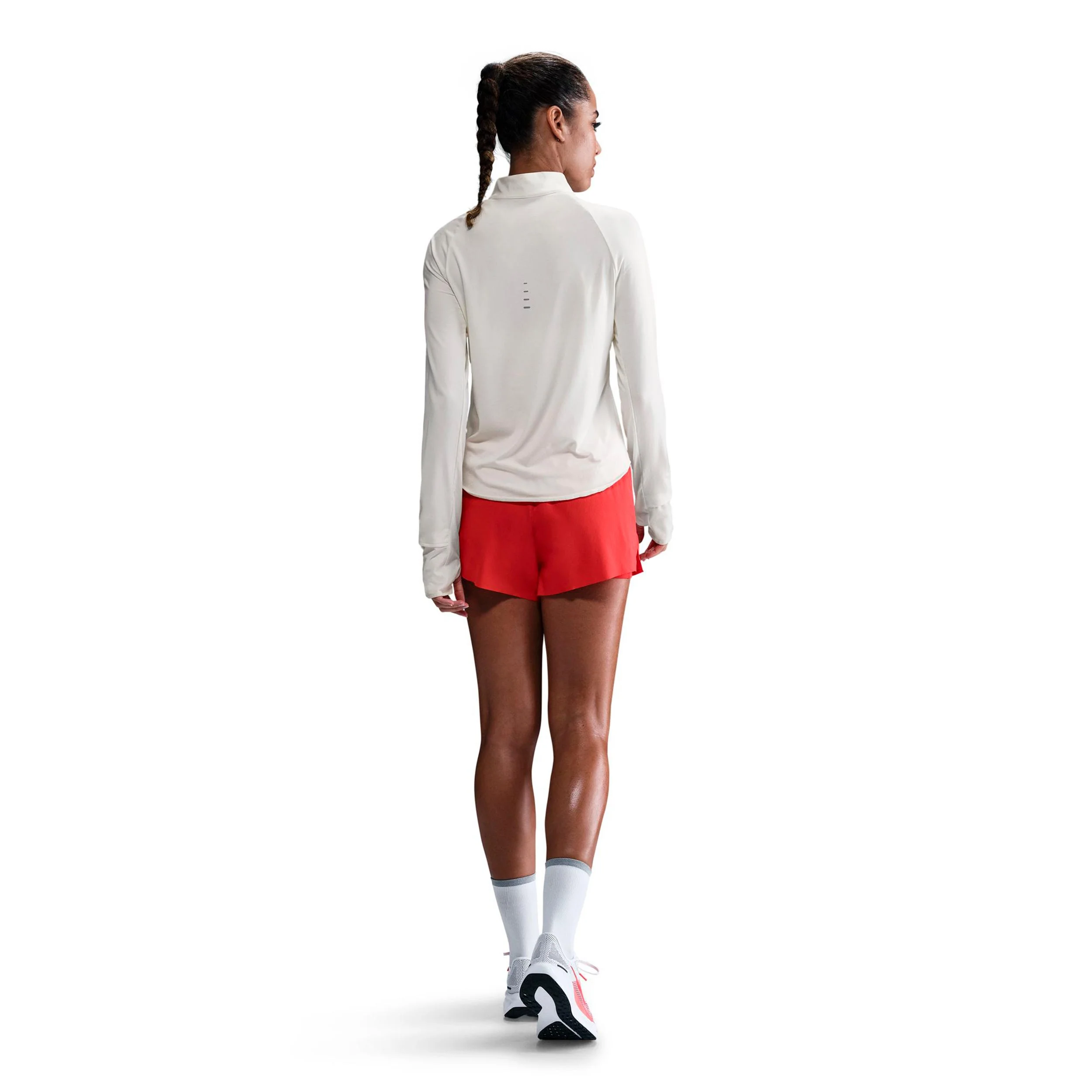 Swift Laufshirt Damen - creme, silber - Image 3