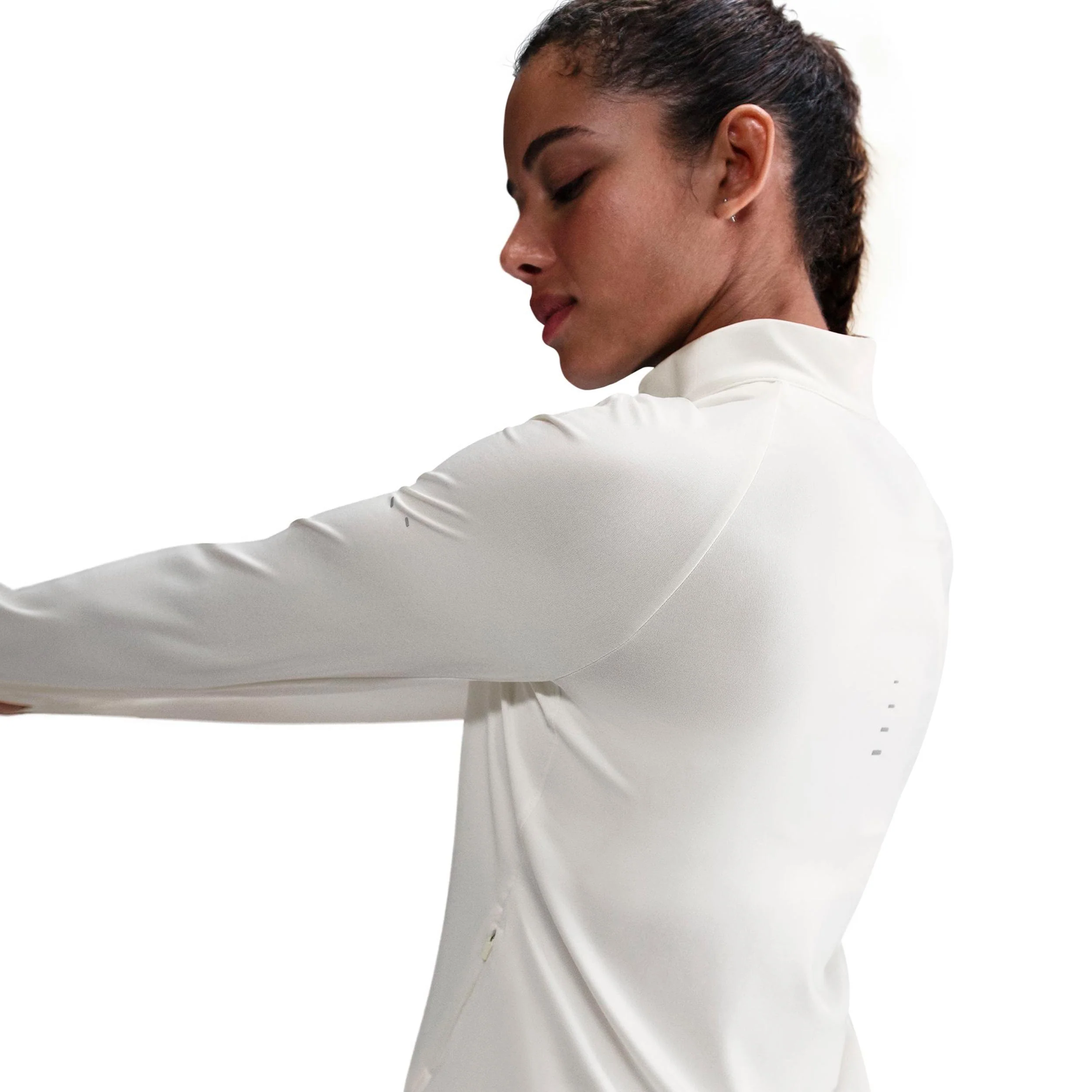 Swift Laufshirt Damen - creme, silber - Image 4