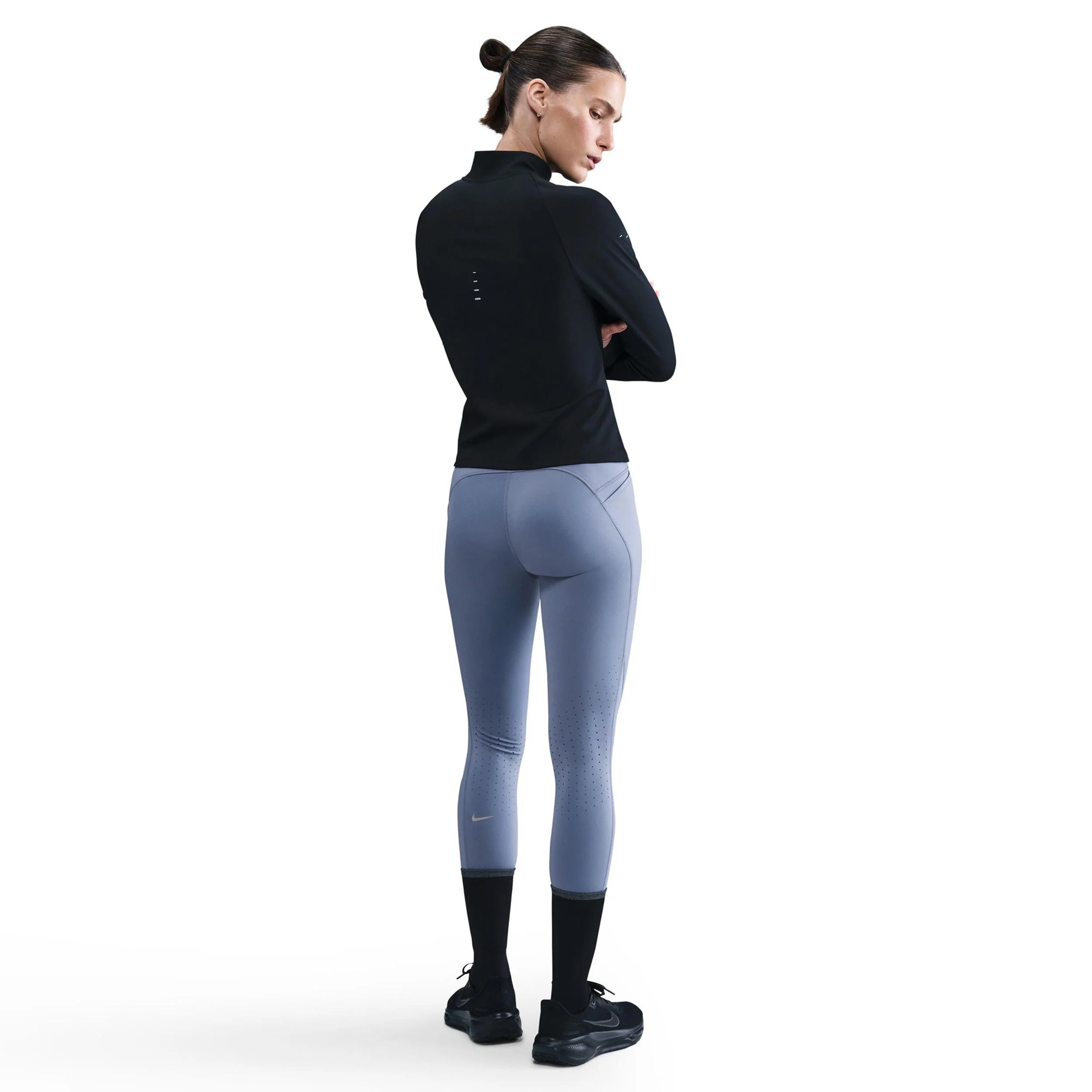 Swift Lauftight Damen - blaugrau, silber - Image 3