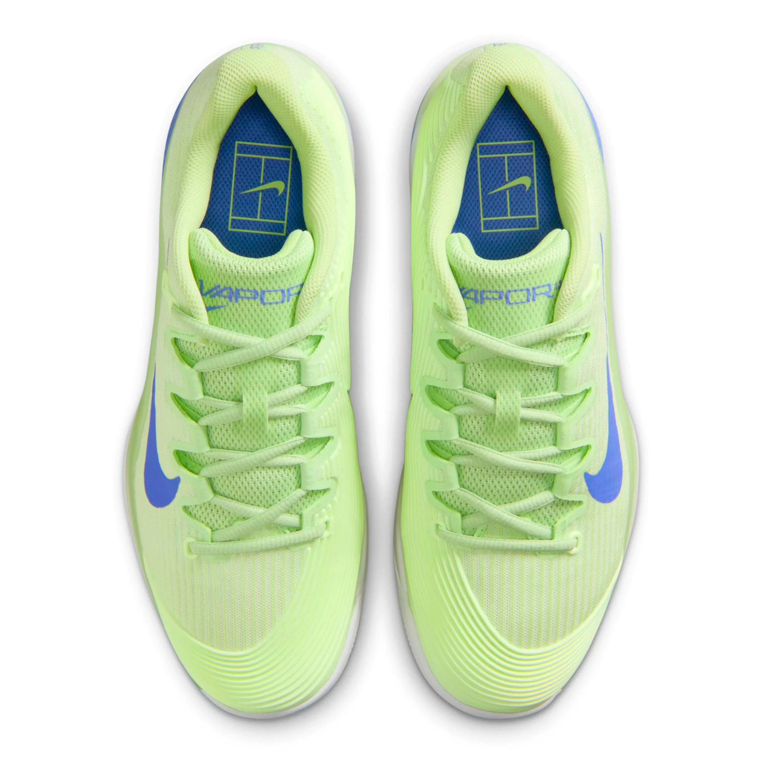Vapor 12 Allcourtschuh Damen-hellgrün, blau - Image 3