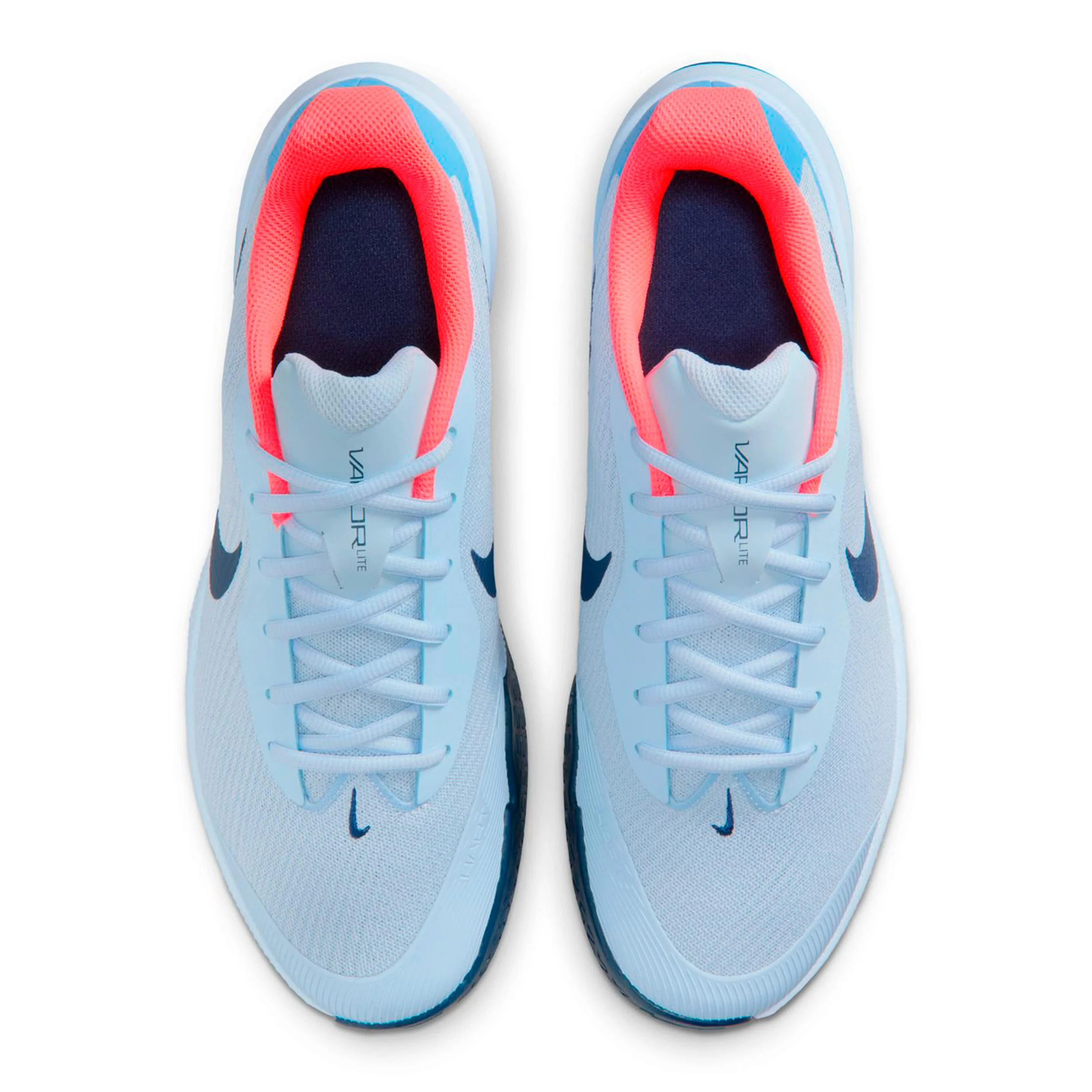 Vapor Lite 3 Allcourtschuh Herren-hellblau, koralle - Image 3