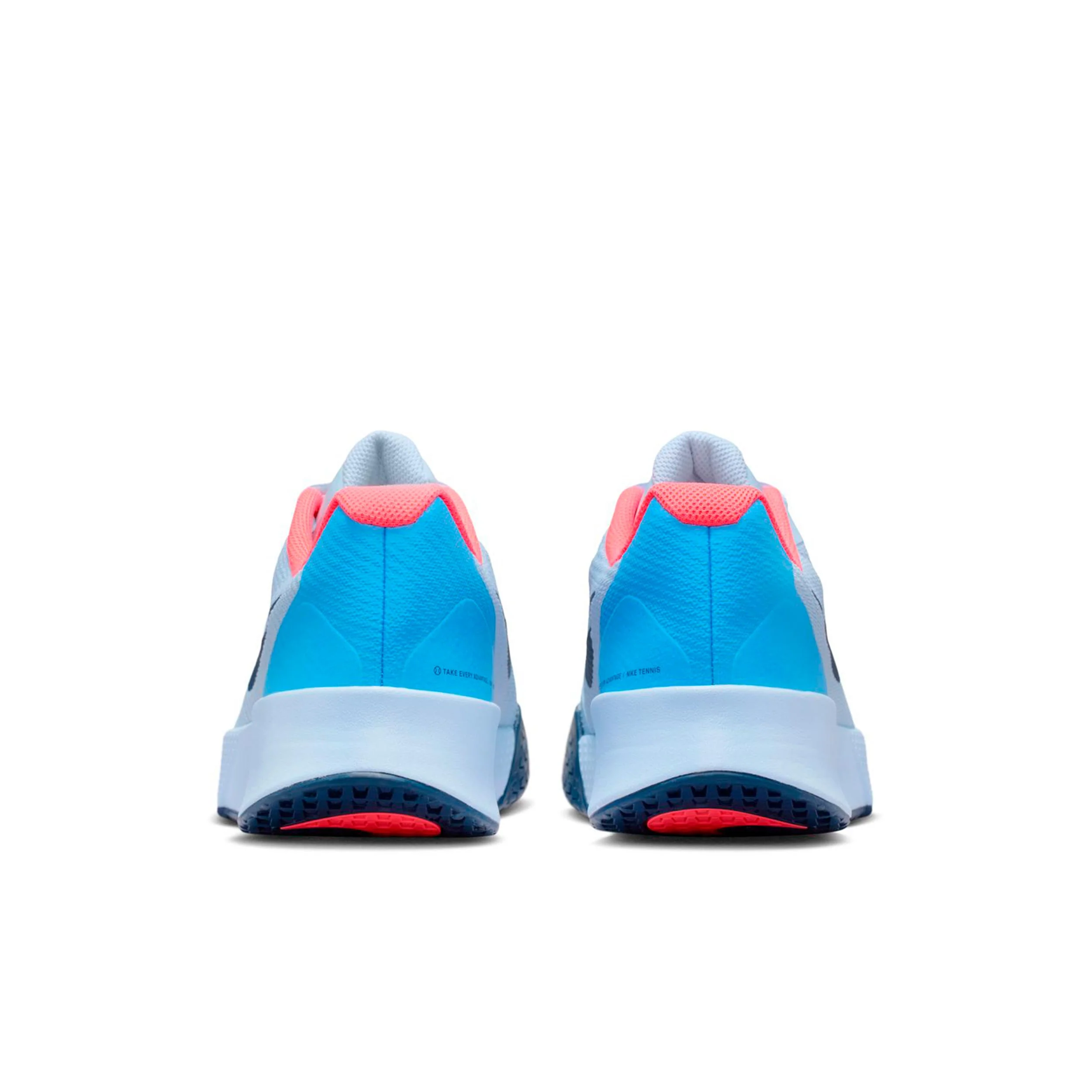 Vapor Lite 3 Allcourtschuh Herren-hellblau, koralle - Image 5