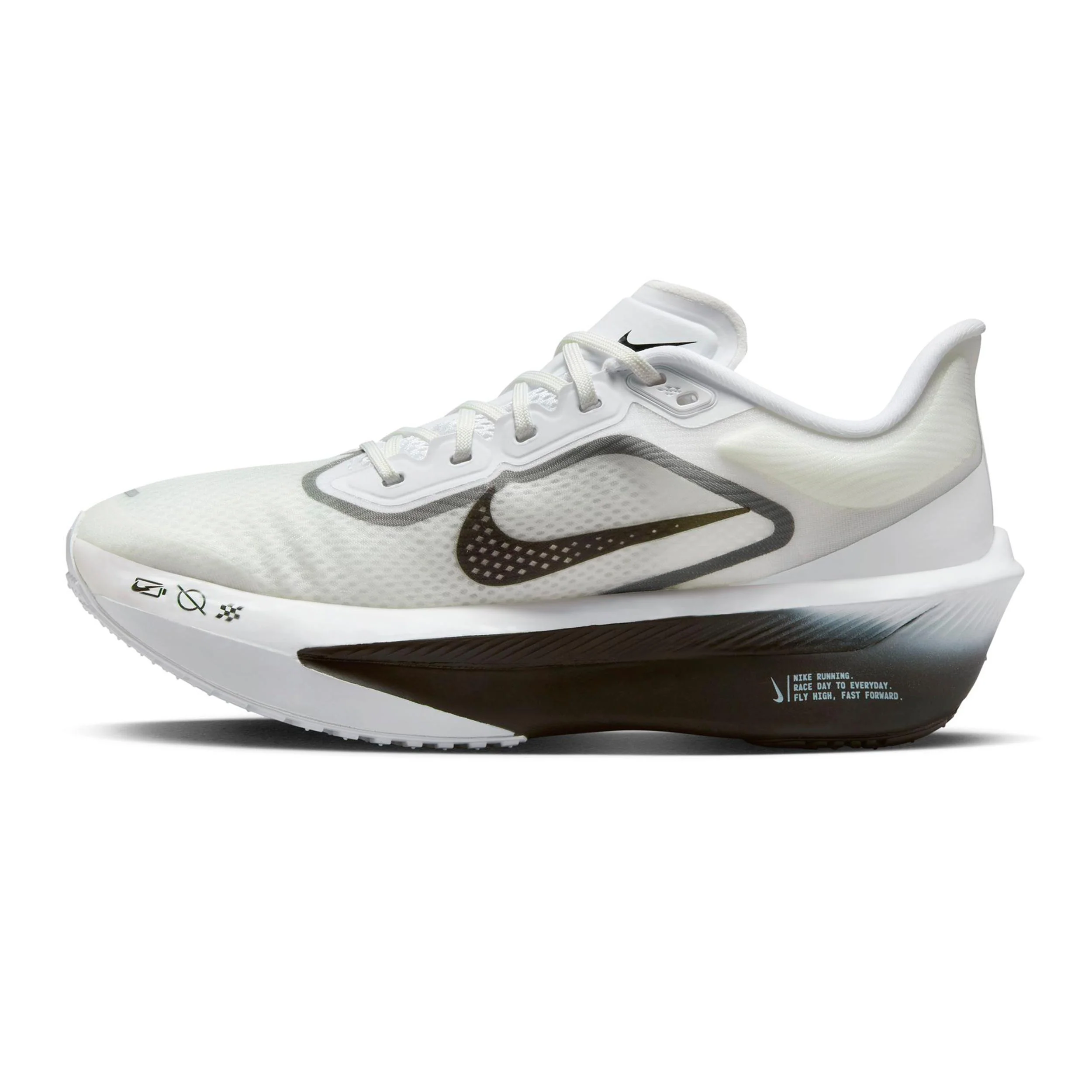 Zoom Fly 6 Wettkampfschuh Damen - weiß, dunkelgrau - Image 2