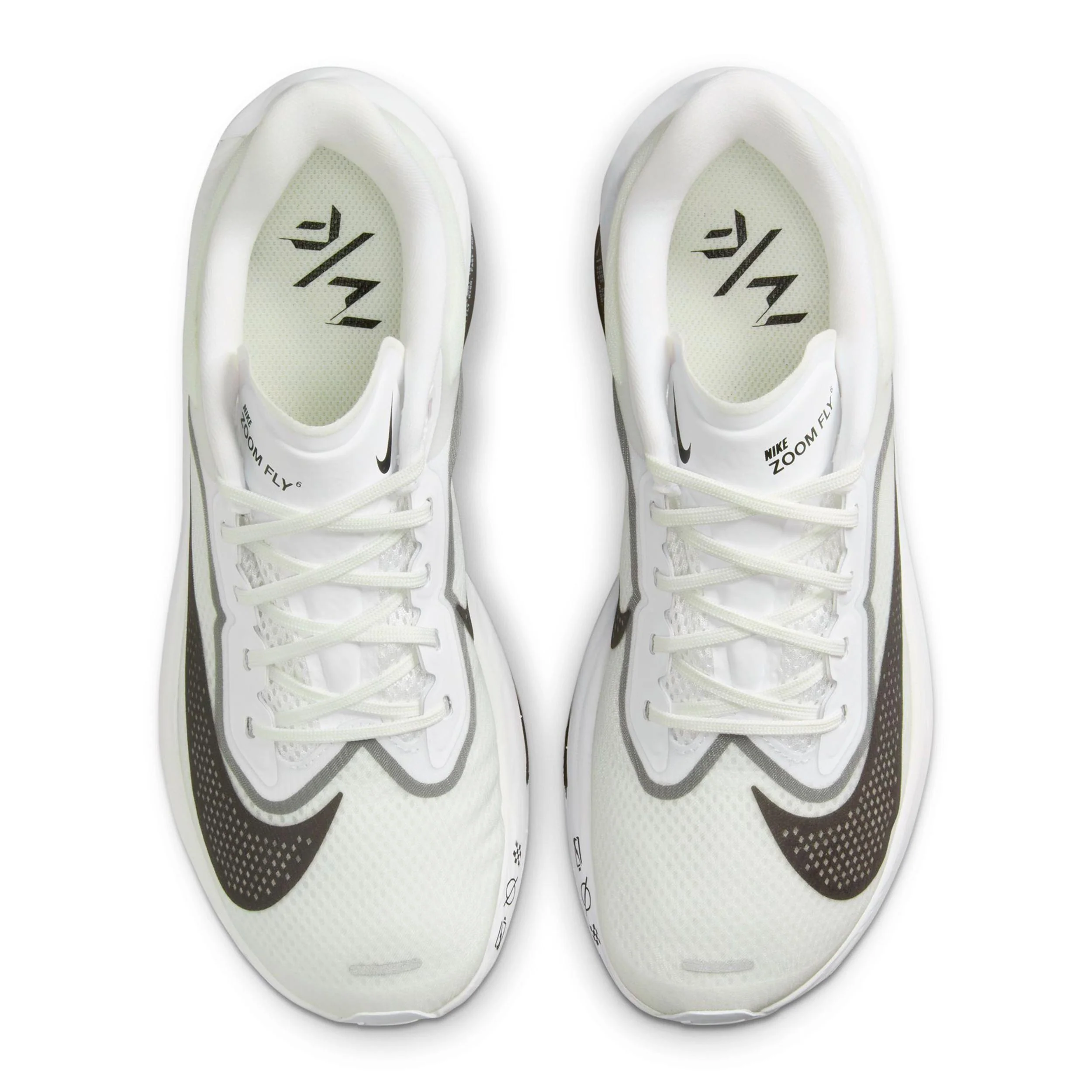 Zoom Fly 6 Wettkampfschuh Damen - weiß, dunkelgrau - Image 3