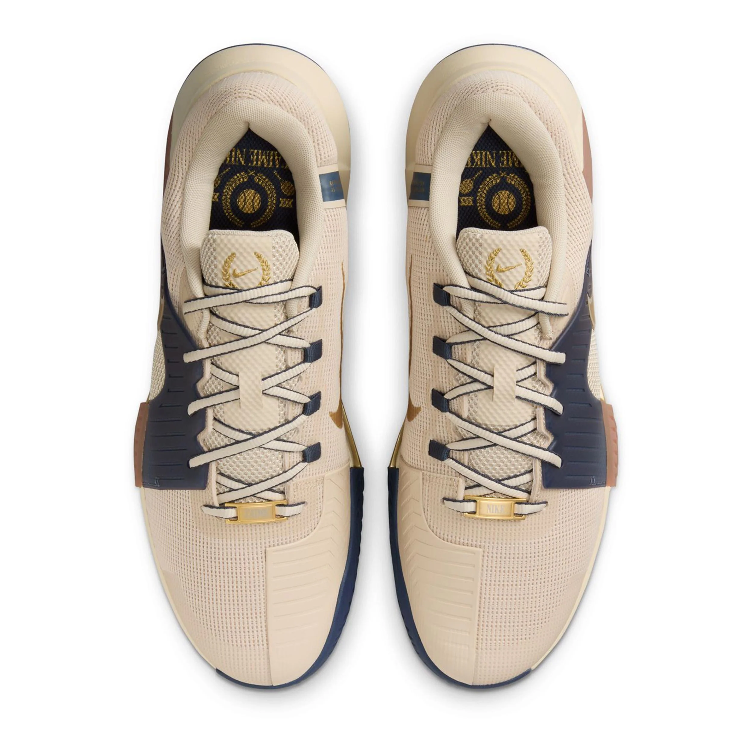 Zoom GP Challenge 1 PRM Allcourtschuh Herren-Beige,Dunkelblau - Image 3