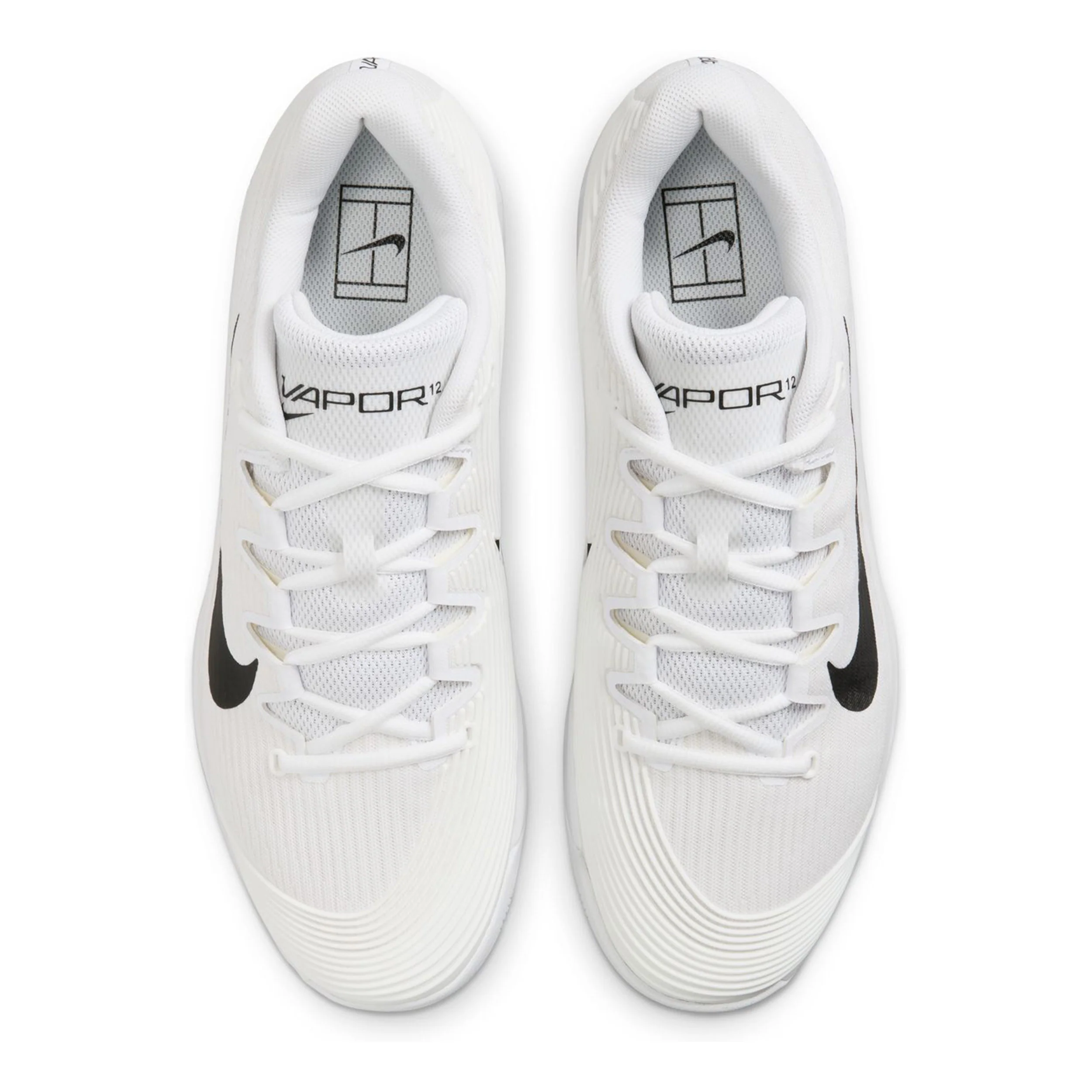Zoom Vapor 12 Allcourtschuh Herren-weiß, schwarz - Image 3