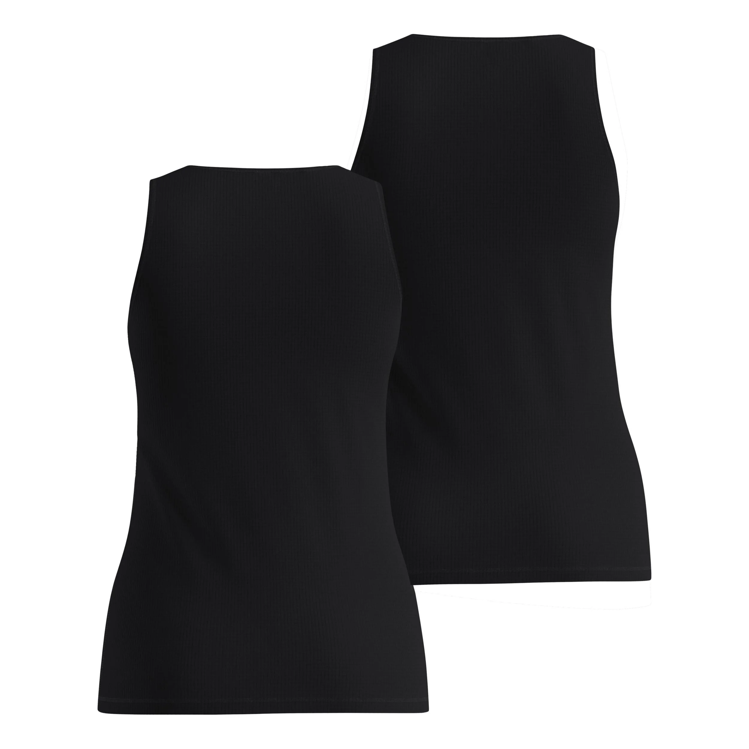 Active Light 2 pack Unterhemd Damen-schwarz - Image 2