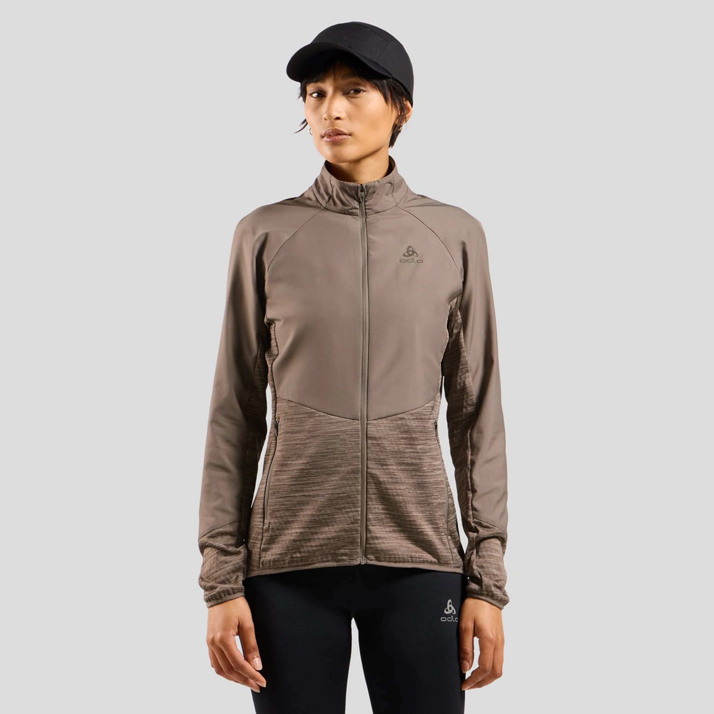 Essential Insulator Hybrid Laufjacke Damen-Grau - Image 3