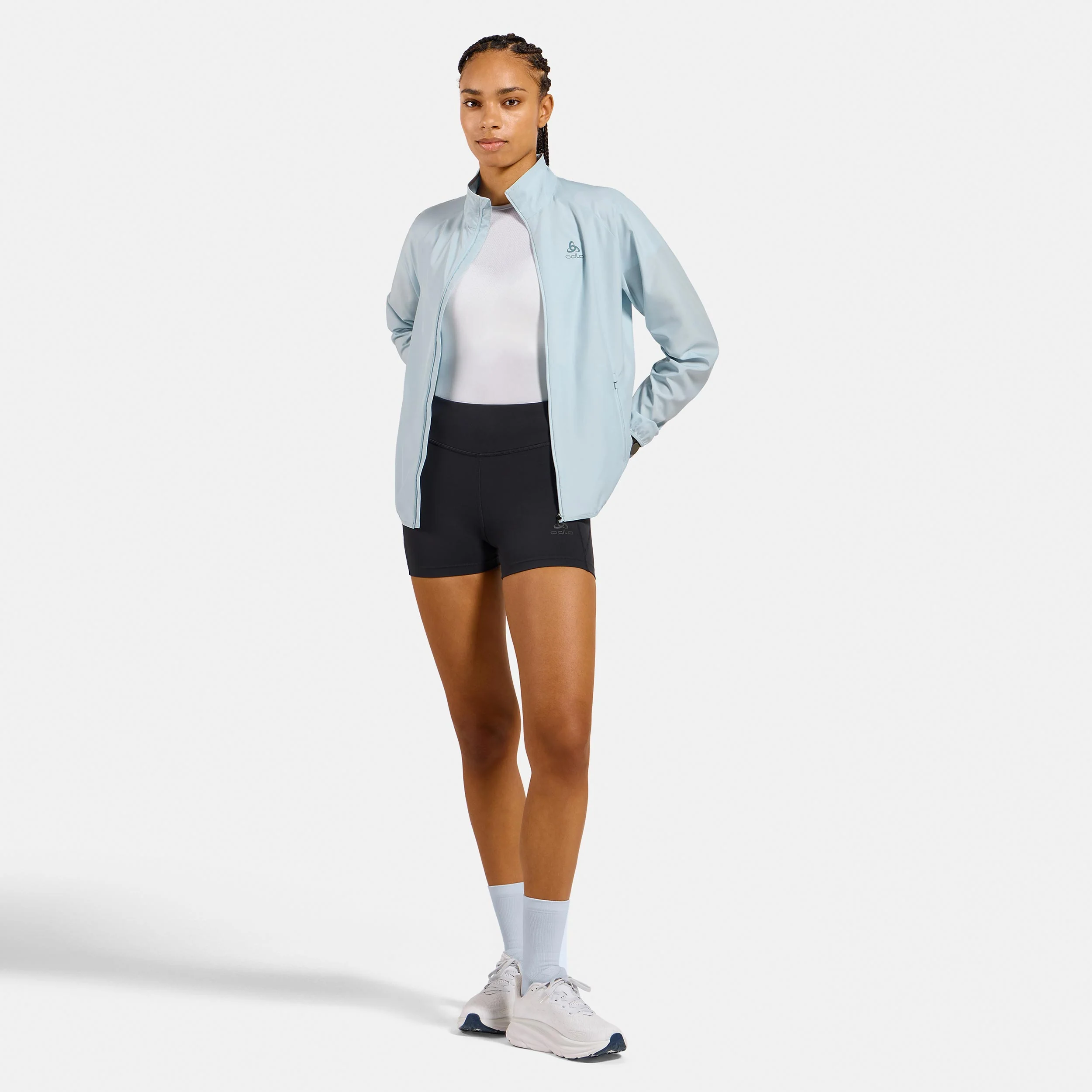 Essential Light Laufjacke Damen-hellblau - Image 5