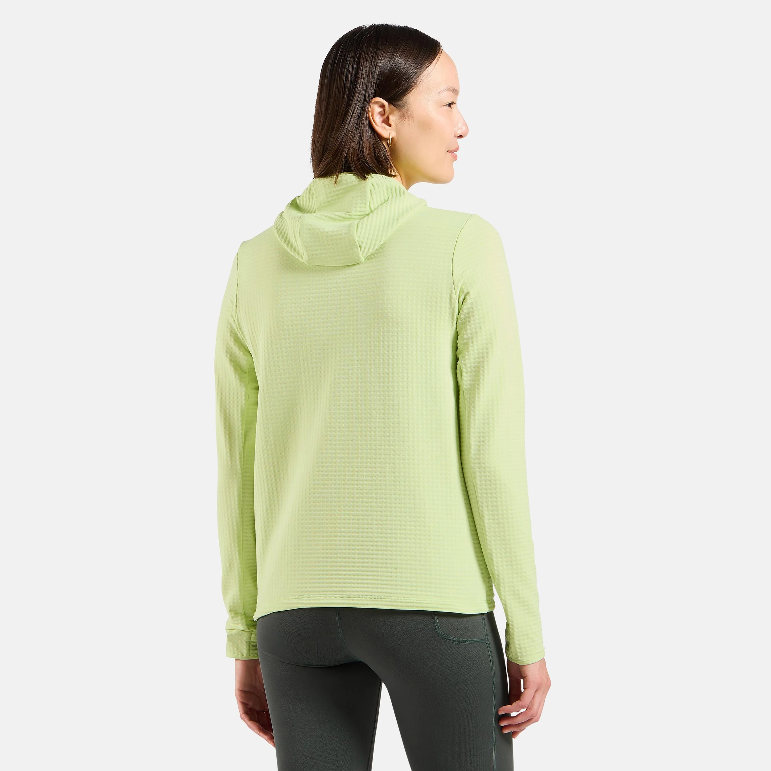 Essential Thermal Midlayer Laufshirt Damen-Limette - Image 4