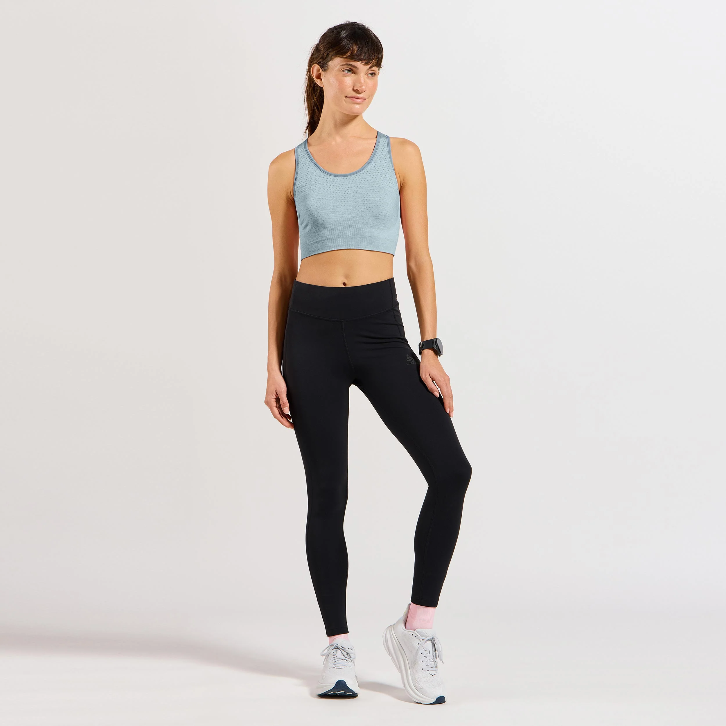 Seamless Medium Padded Sport Sport-BH Damen-hellblau - Image 7