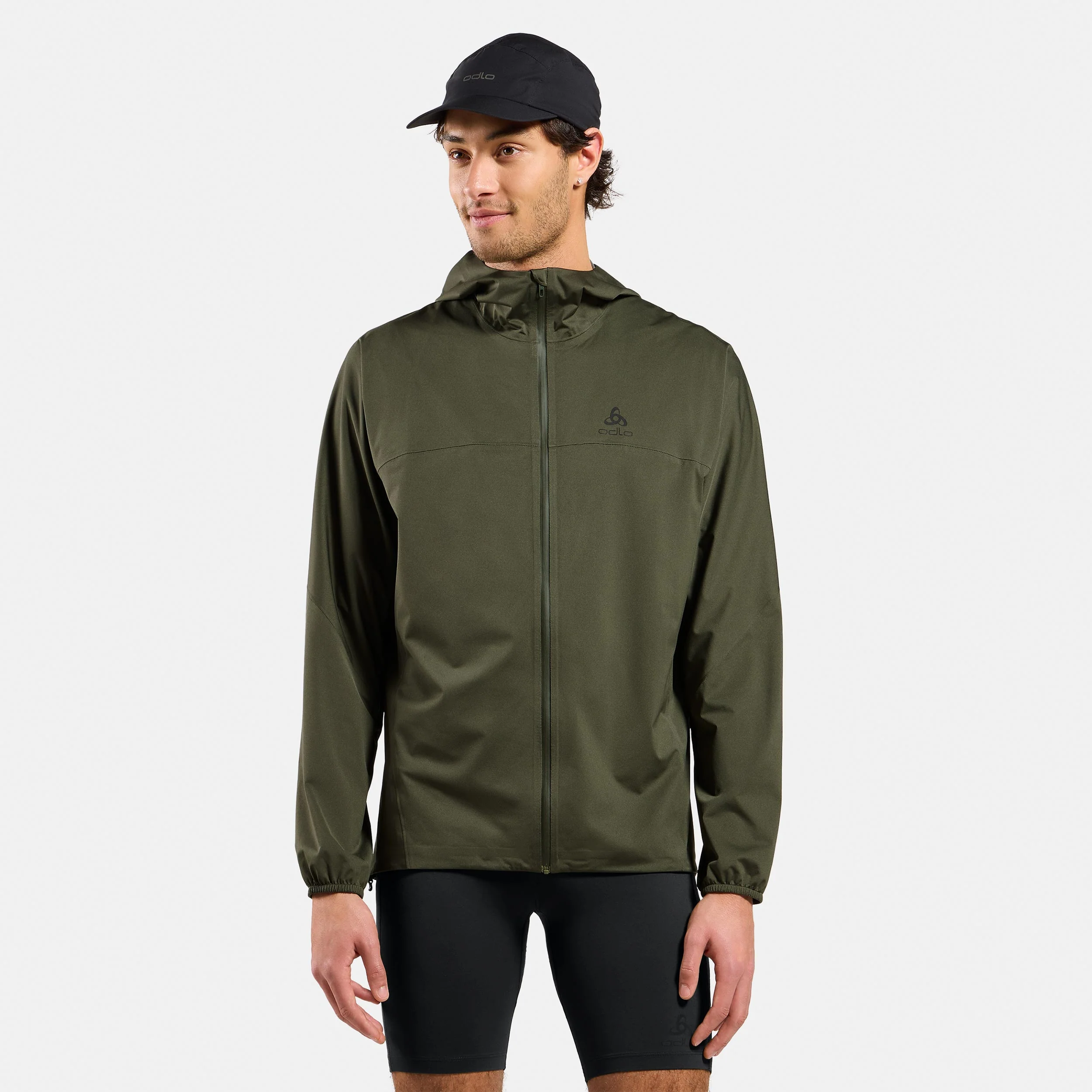 X-Alp Waterproof Laufjacke Herren-dunkelgrün - Image 3
