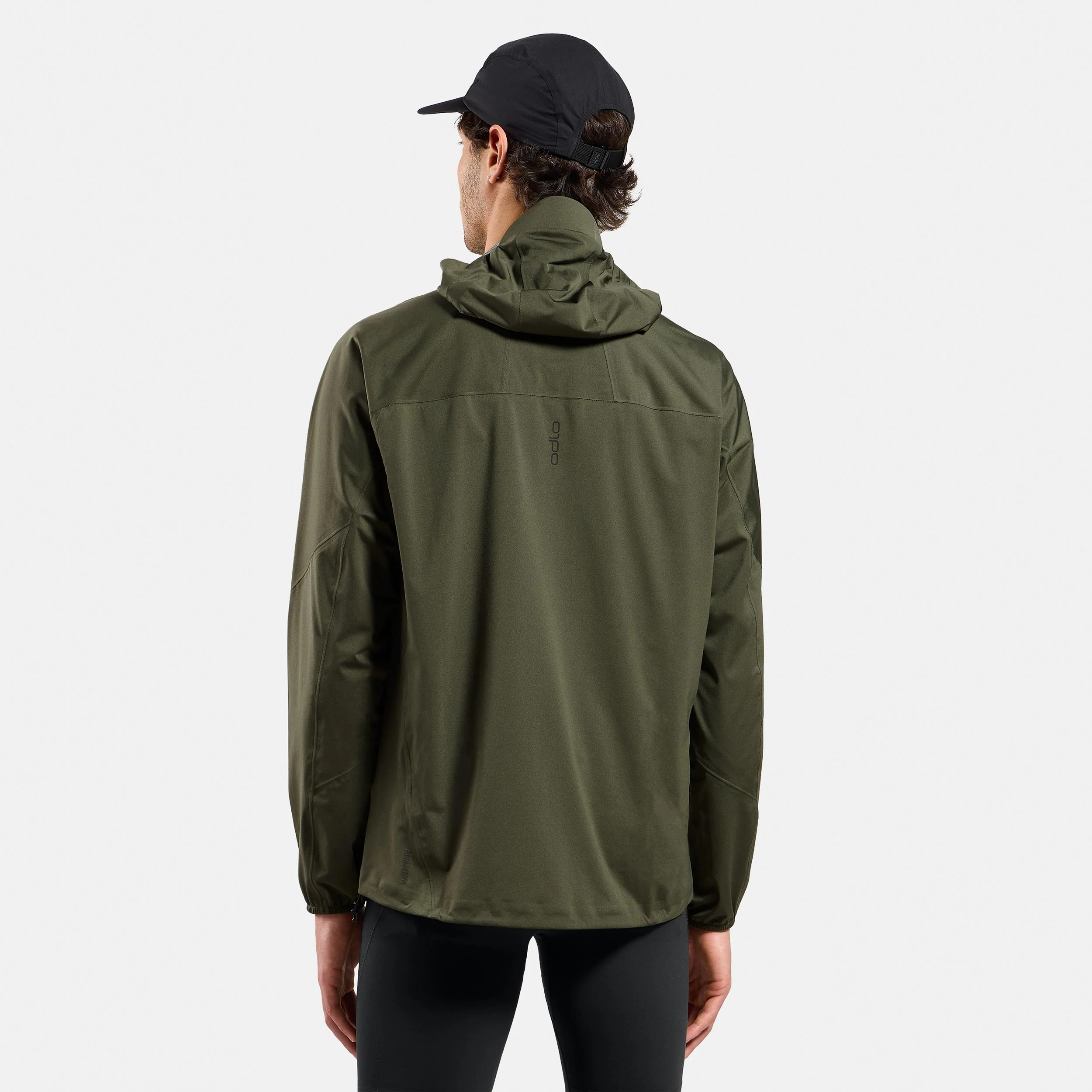 X-Alp Waterproof Laufjacke Herren-dunkelgrün - Image 4