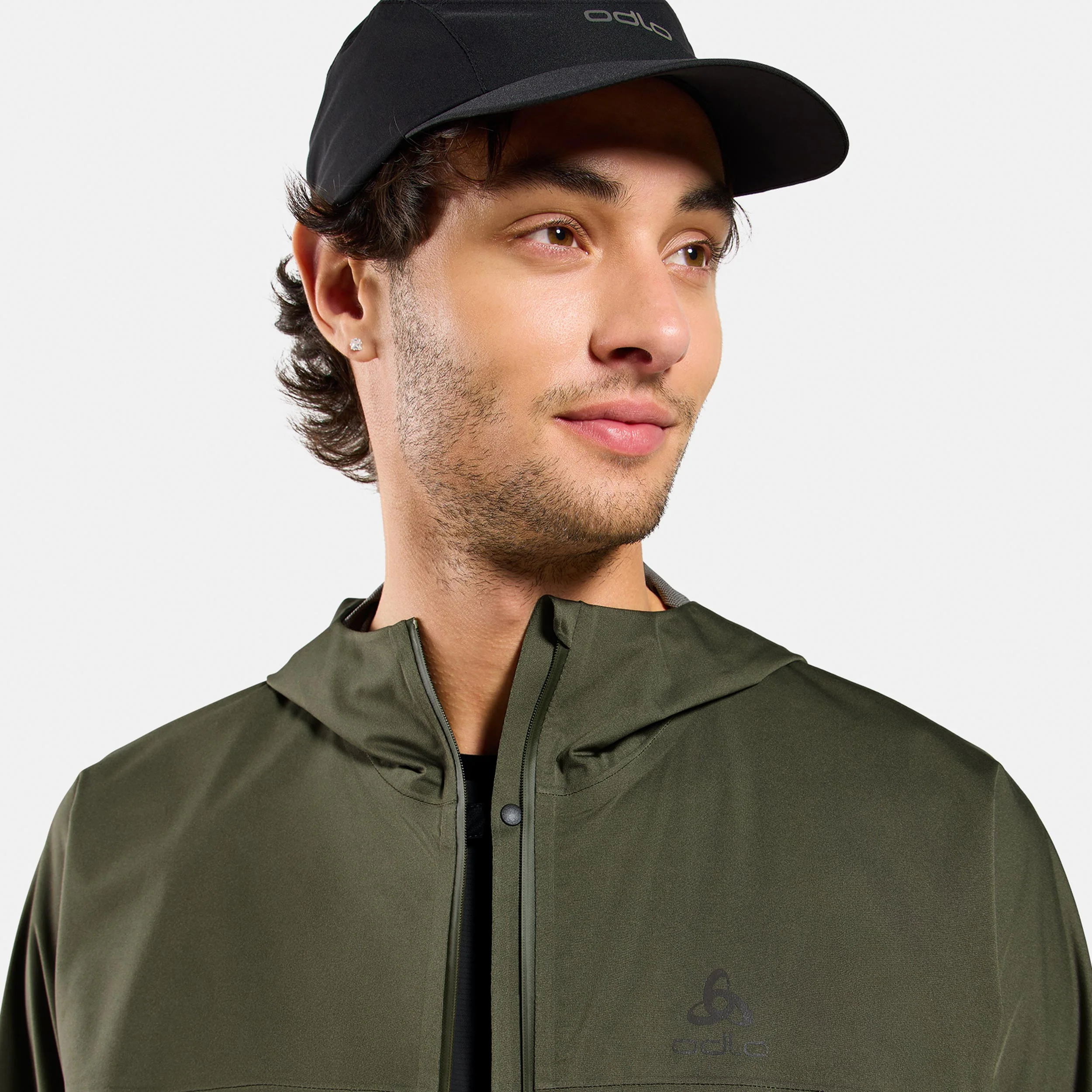 X-Alp Waterproof Laufjacke Herren-dunkelgrün - Image 5