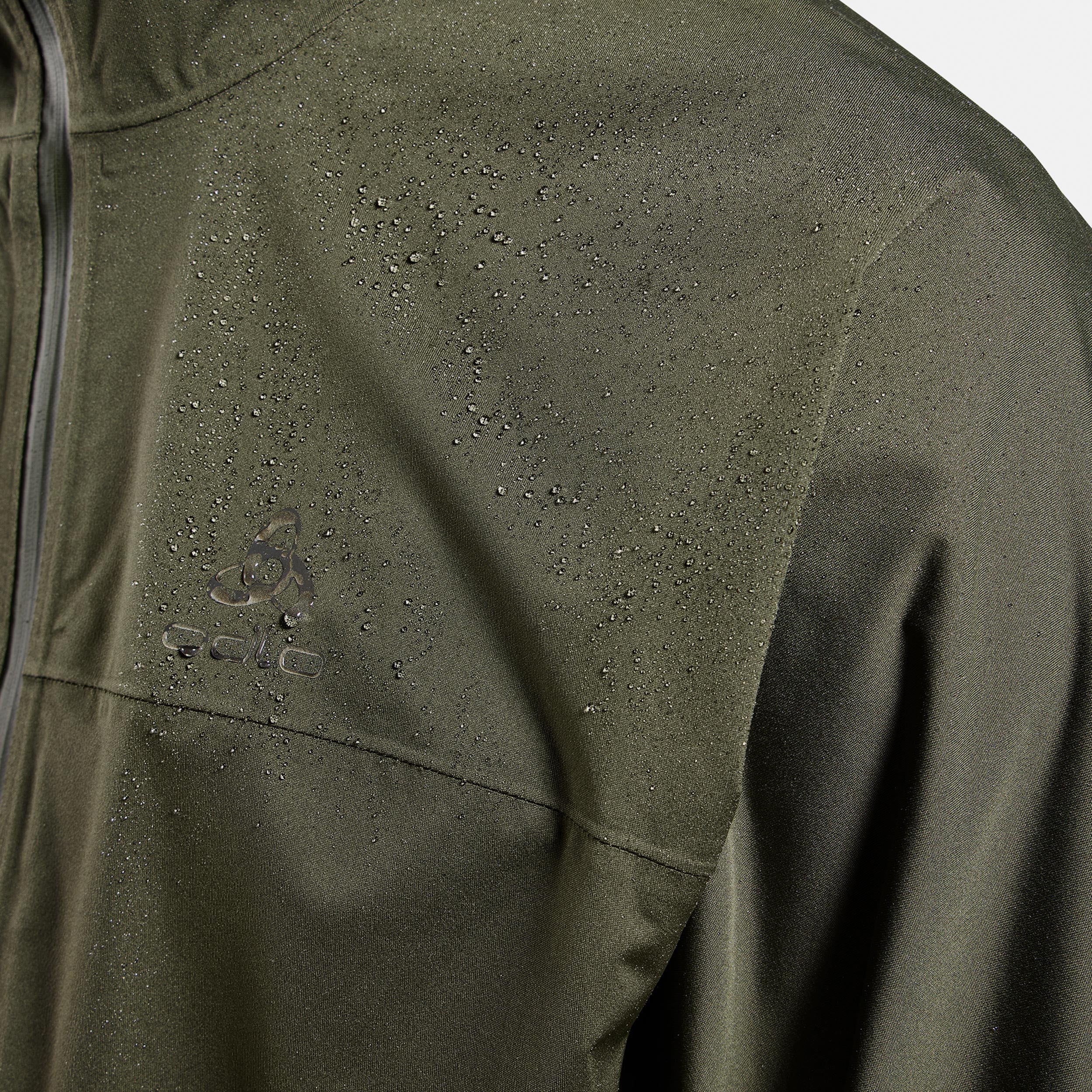 X-Alp Waterproof Laufjacke Herren-dunkelgrün - Image 6