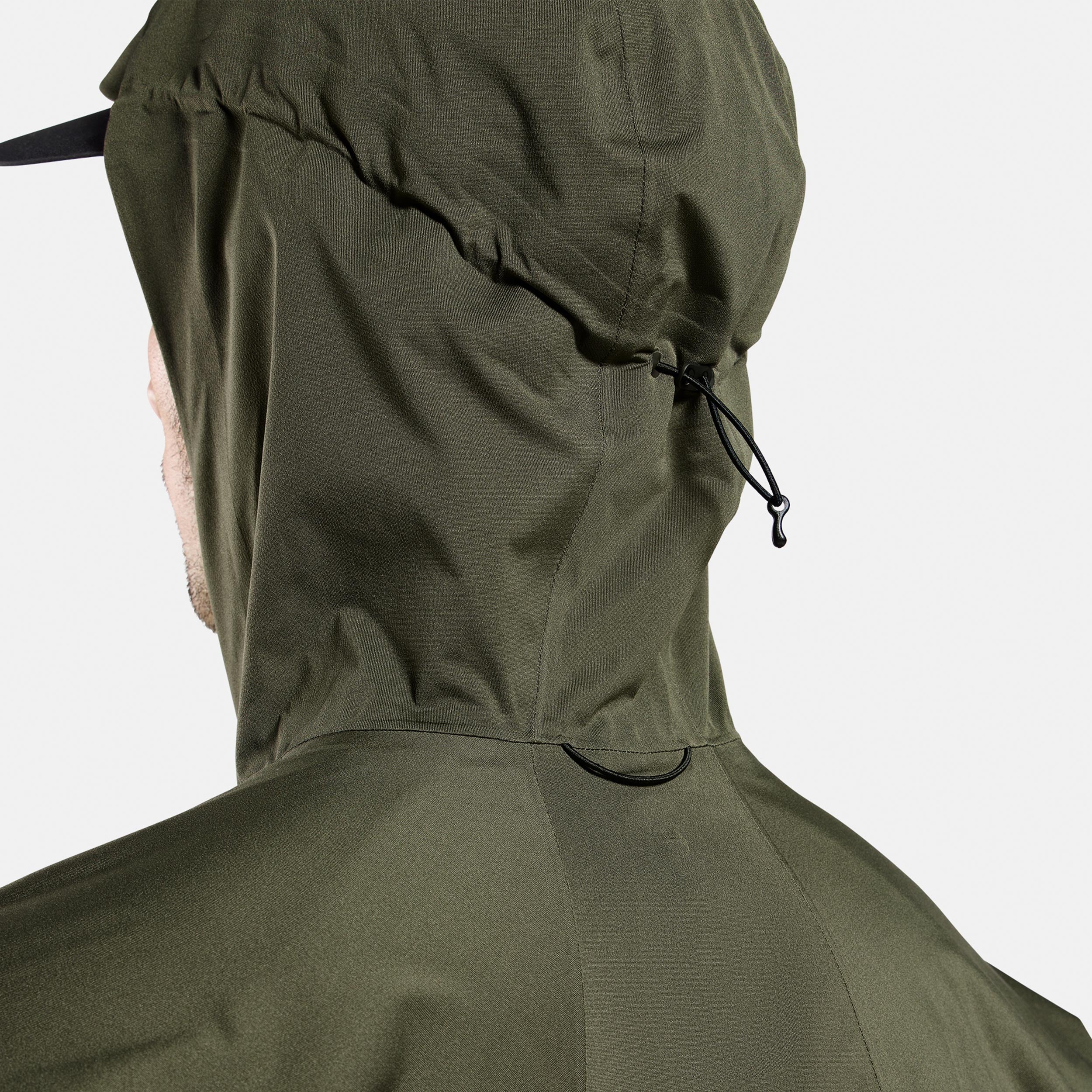 X-Alp Waterproof Laufjacke Herren-dunkelgrün - Image 8