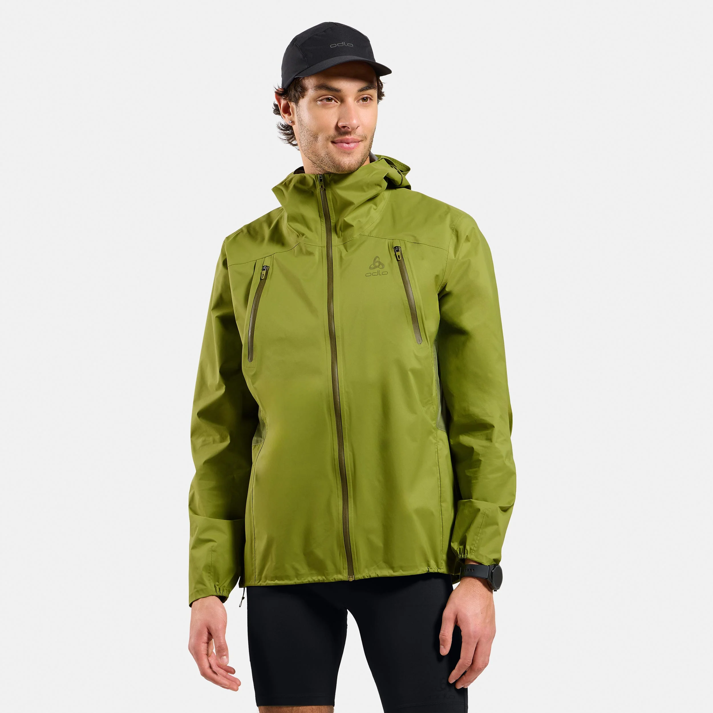 X-Alp Waterproof Pro Laufjacke Herren-grün - Image 3
