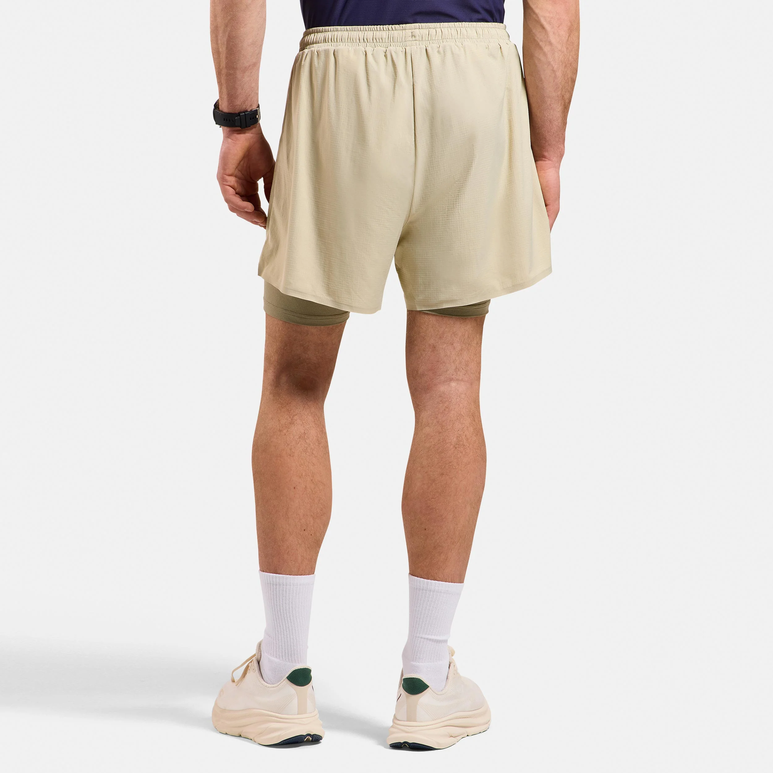 Zeroweight 5in 2in1 Laufshorts Herren-grau - Image 4