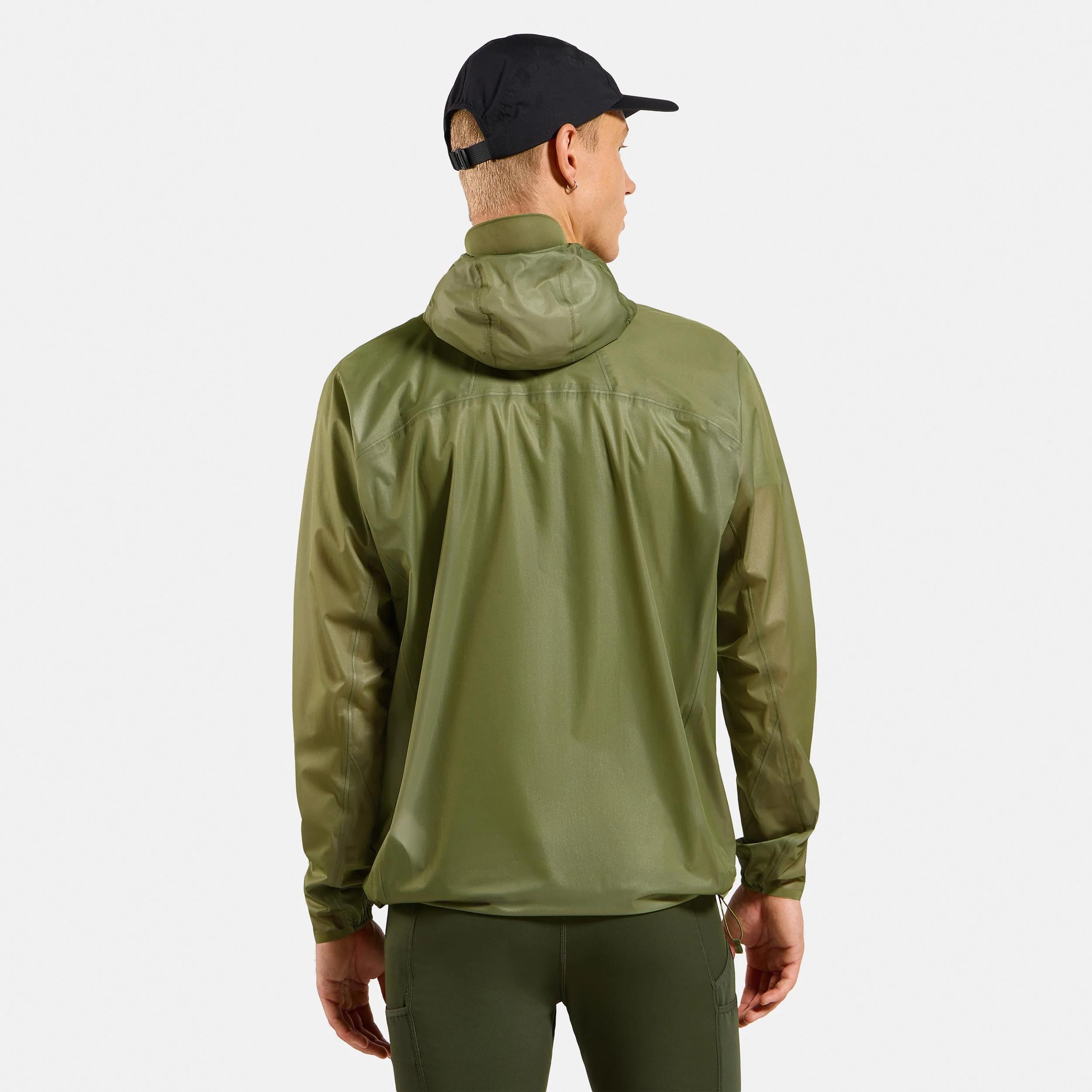 Zeroweight Dual Dry PK Waterproof Laufjacke Herren-grün - Image 4