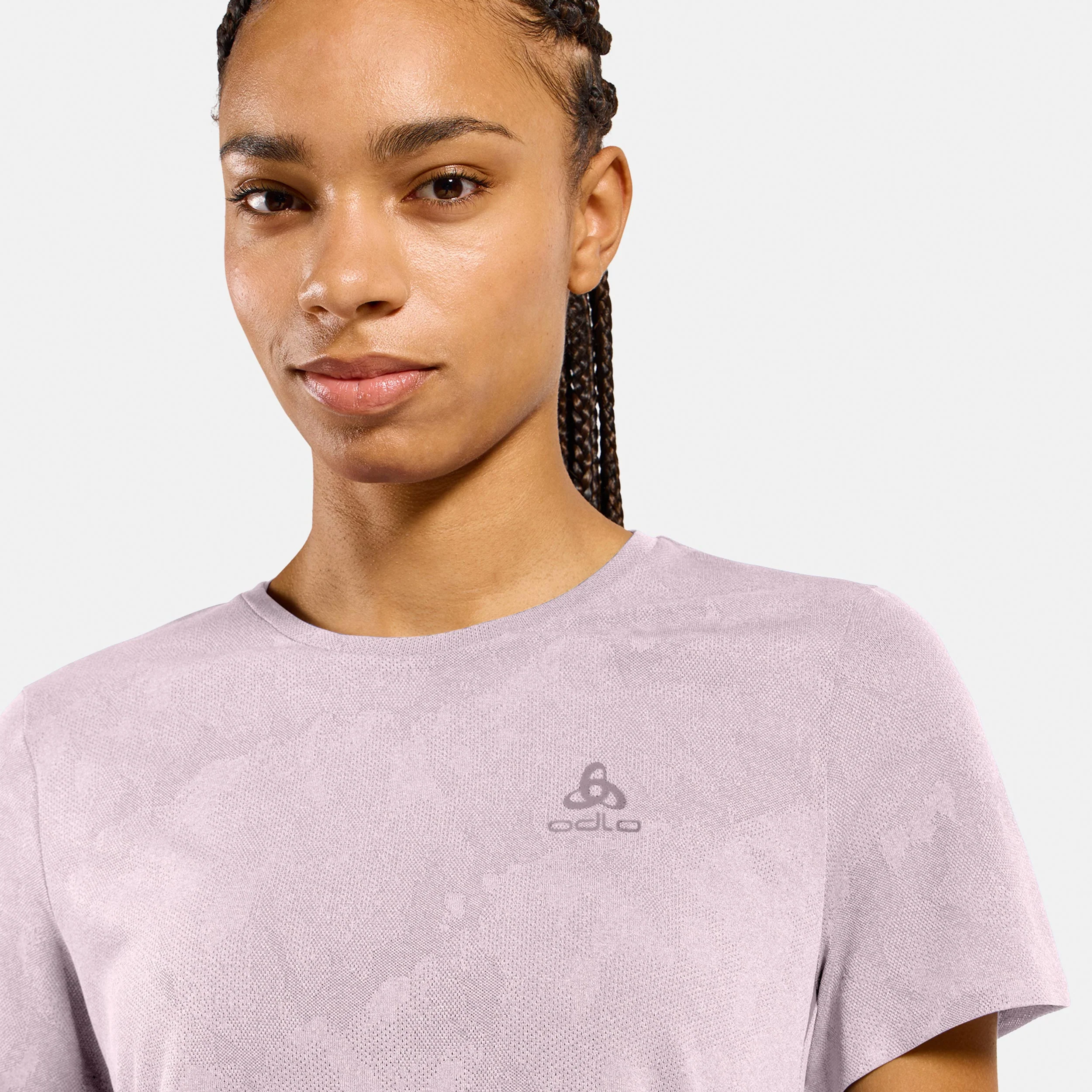 Zeroweight Engineered Chill-Tec Laufshirt Damen-pink - Image 5