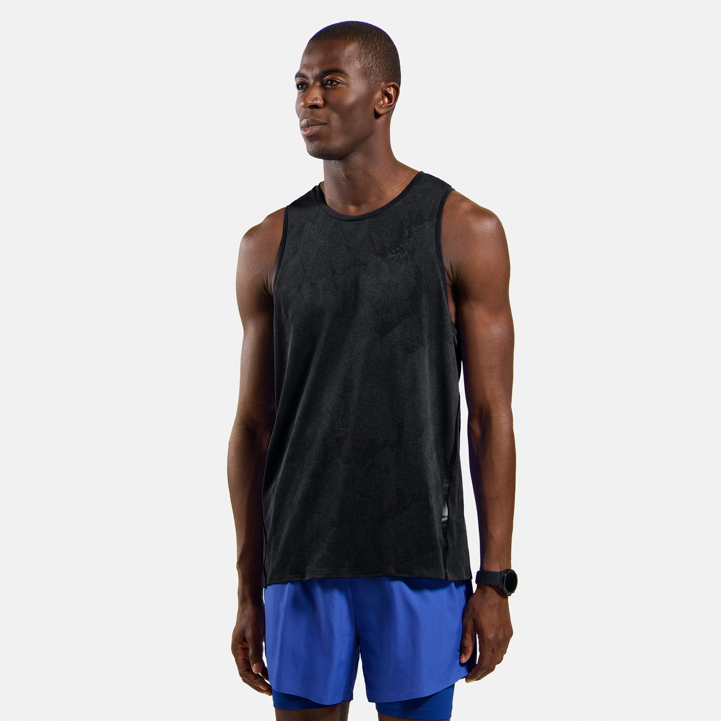 Zeroweight Engineered Chill-Tec Laufshirt Herren-schwarz - Image 3