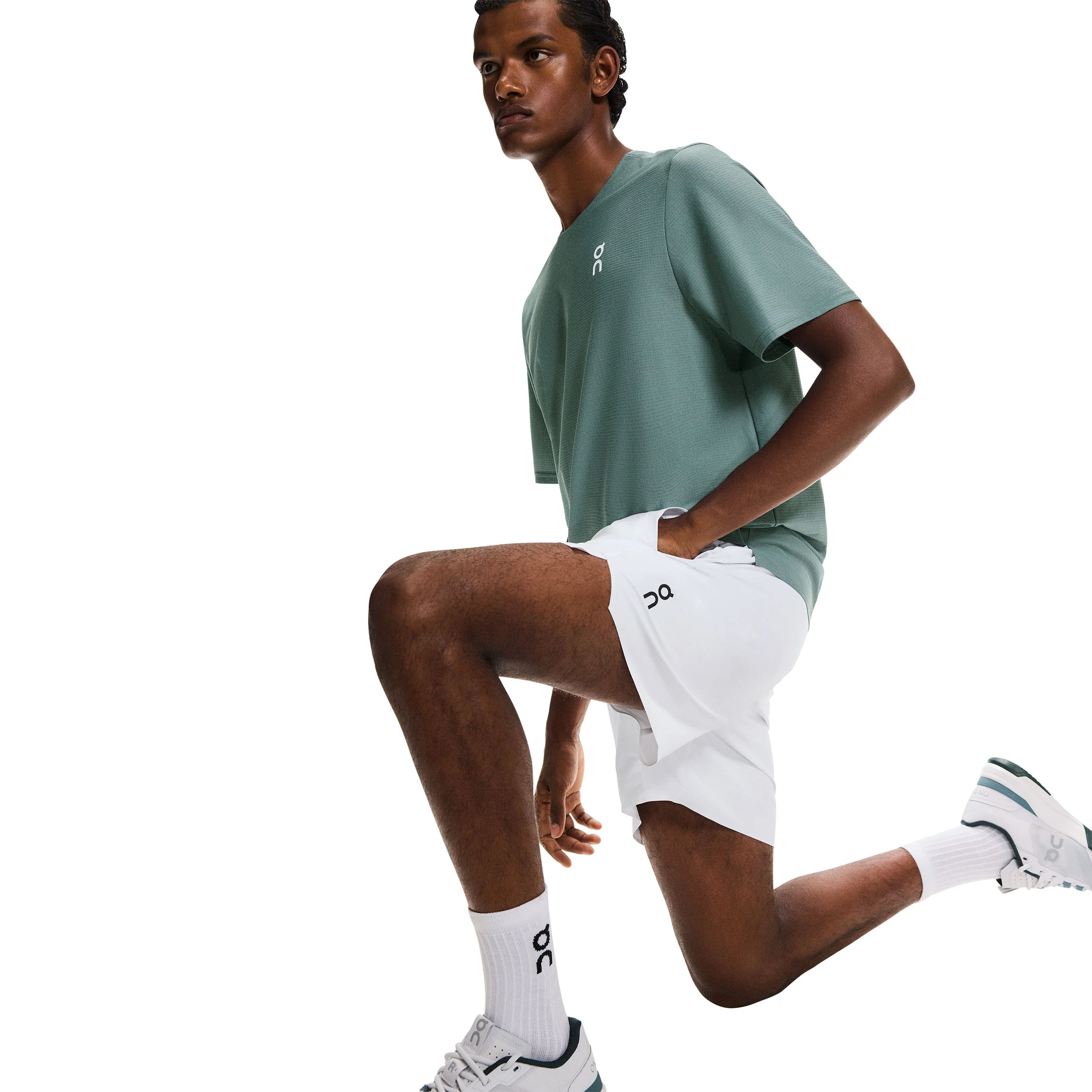 5in Court Shorts Herren - weiß - Image 8
