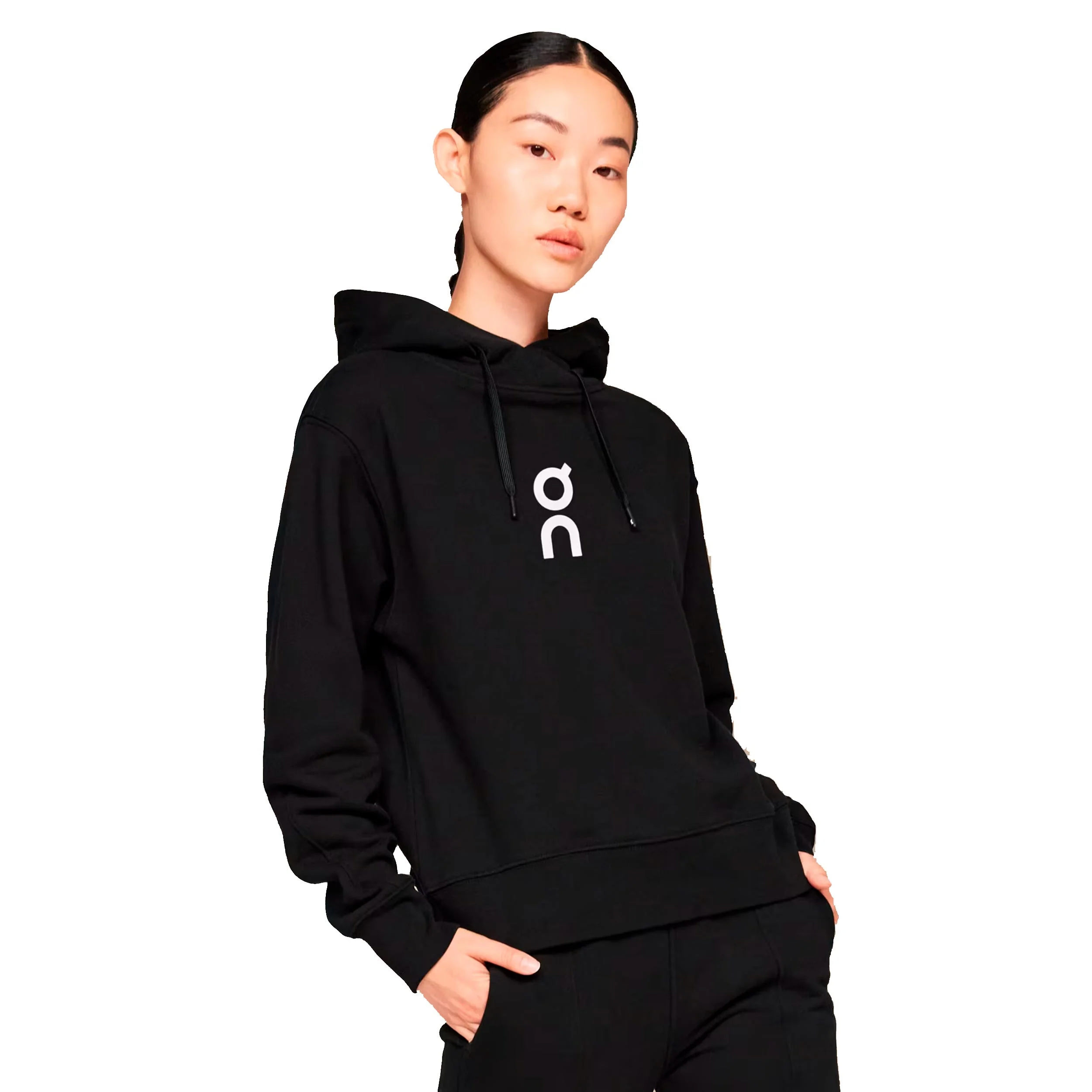 Club Hoody Damen - schwarz, weiß