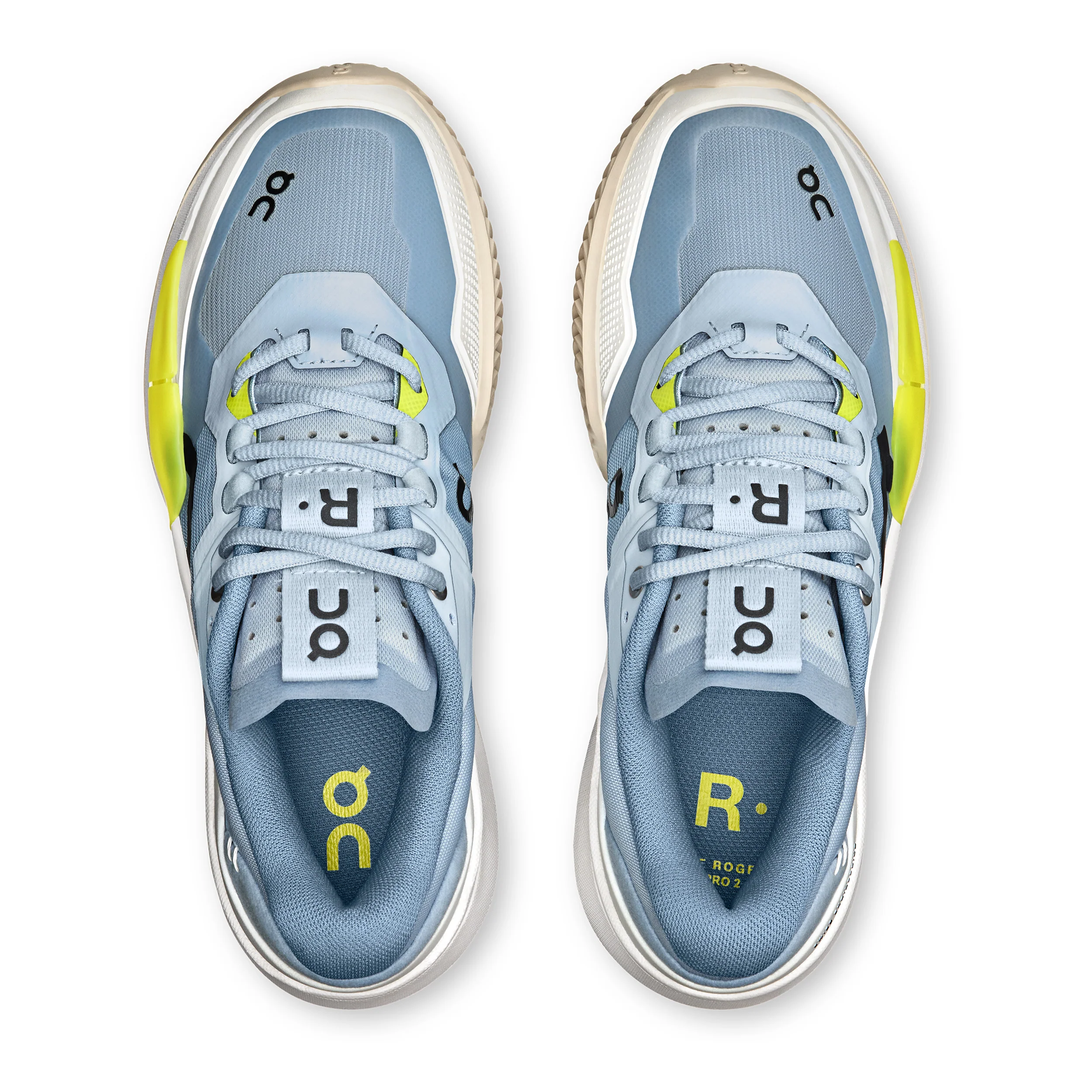 The Roger Pro 2 Sandplatzschuh Damen-Hellblau,Gelb - Image 3
