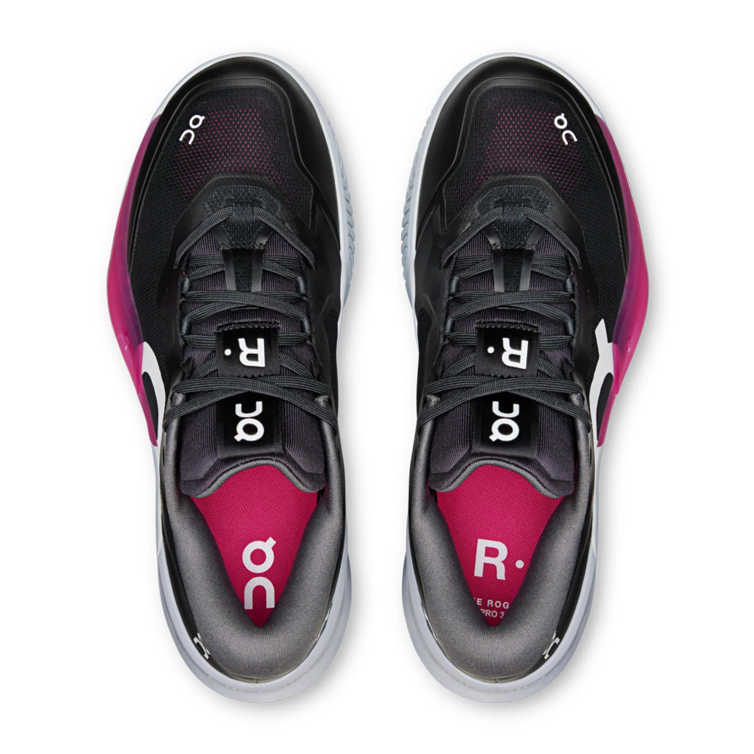 THE ROGER Pro 3 Sandplatzschuh Damen - schwarz, pink - Image 3