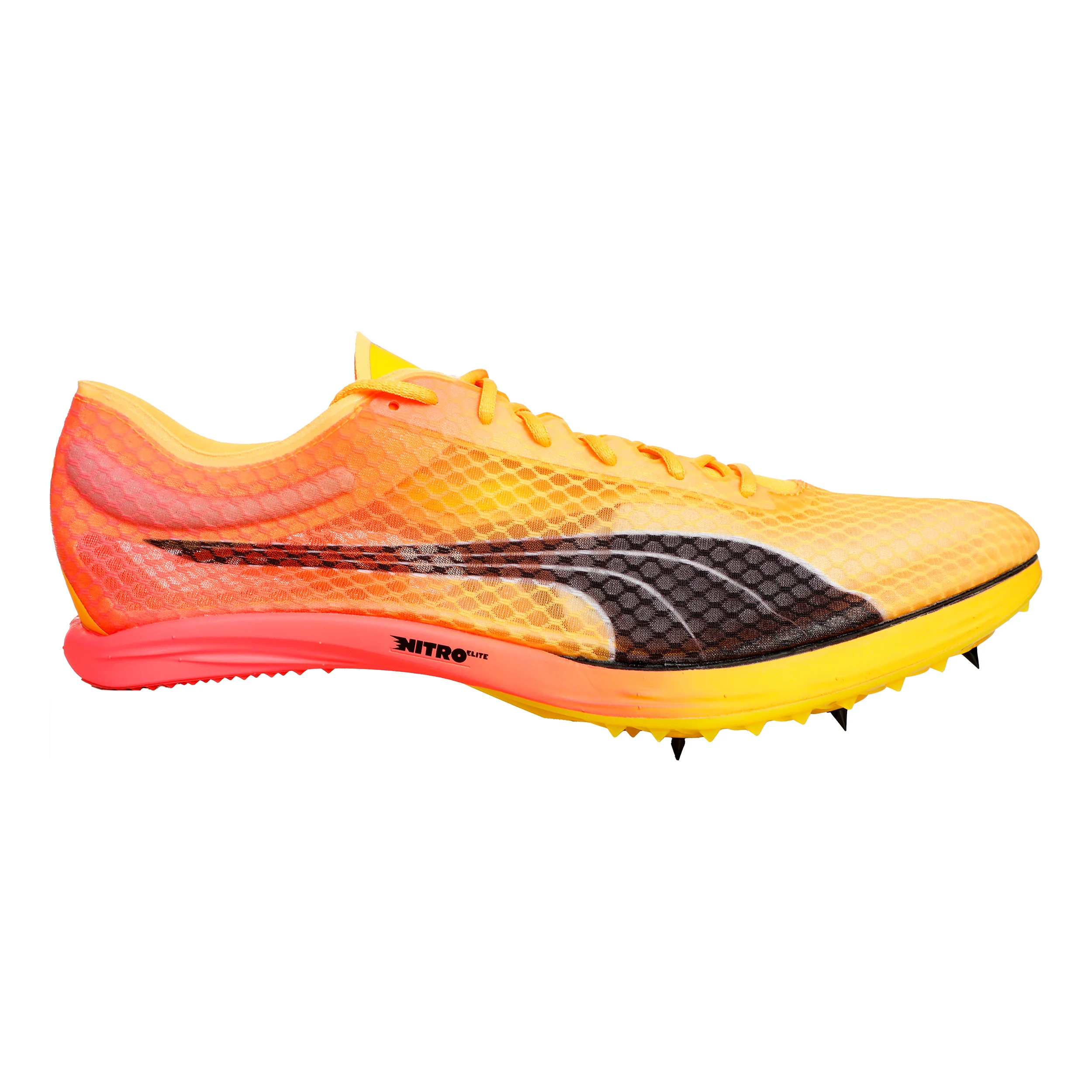 EvoSPEED Distance Nitro Elite+ 2 Spikeschuh-Gelb,Orange