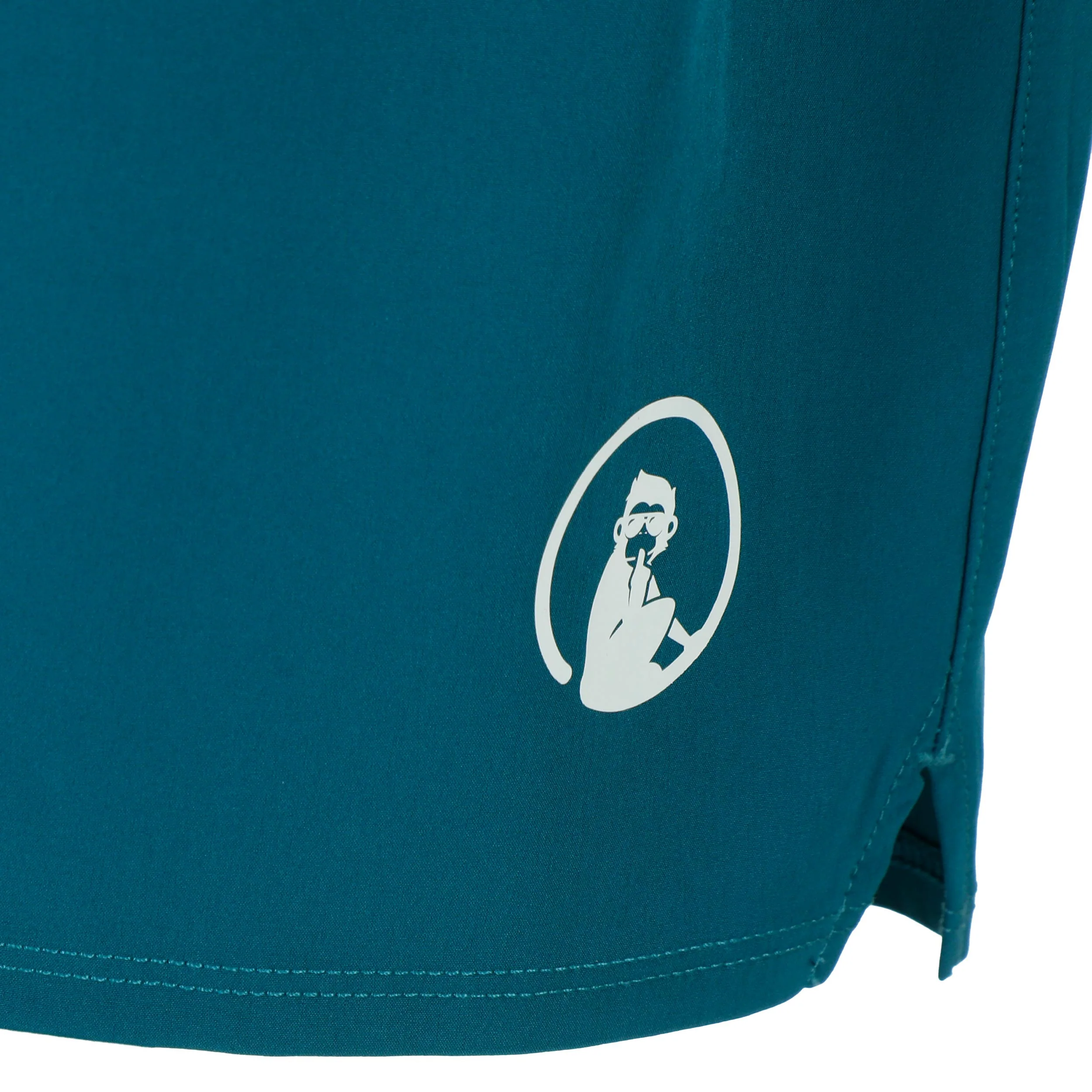 Create Challenger 2in1 7inch Shorts Herren-Petrol,Weiß - Image 3