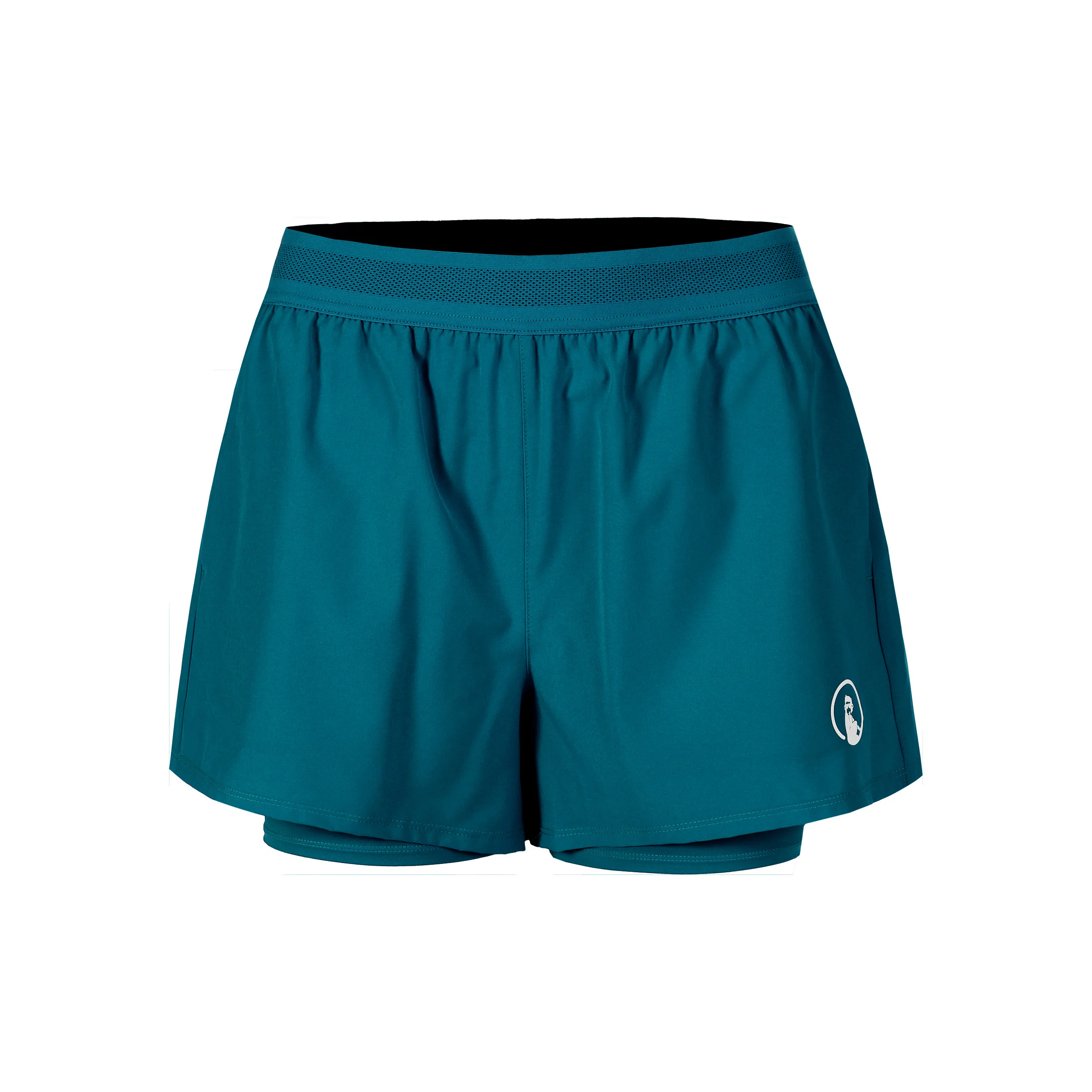 Create Rematch 2in1 Shorts Damen-Petrol,Weiß