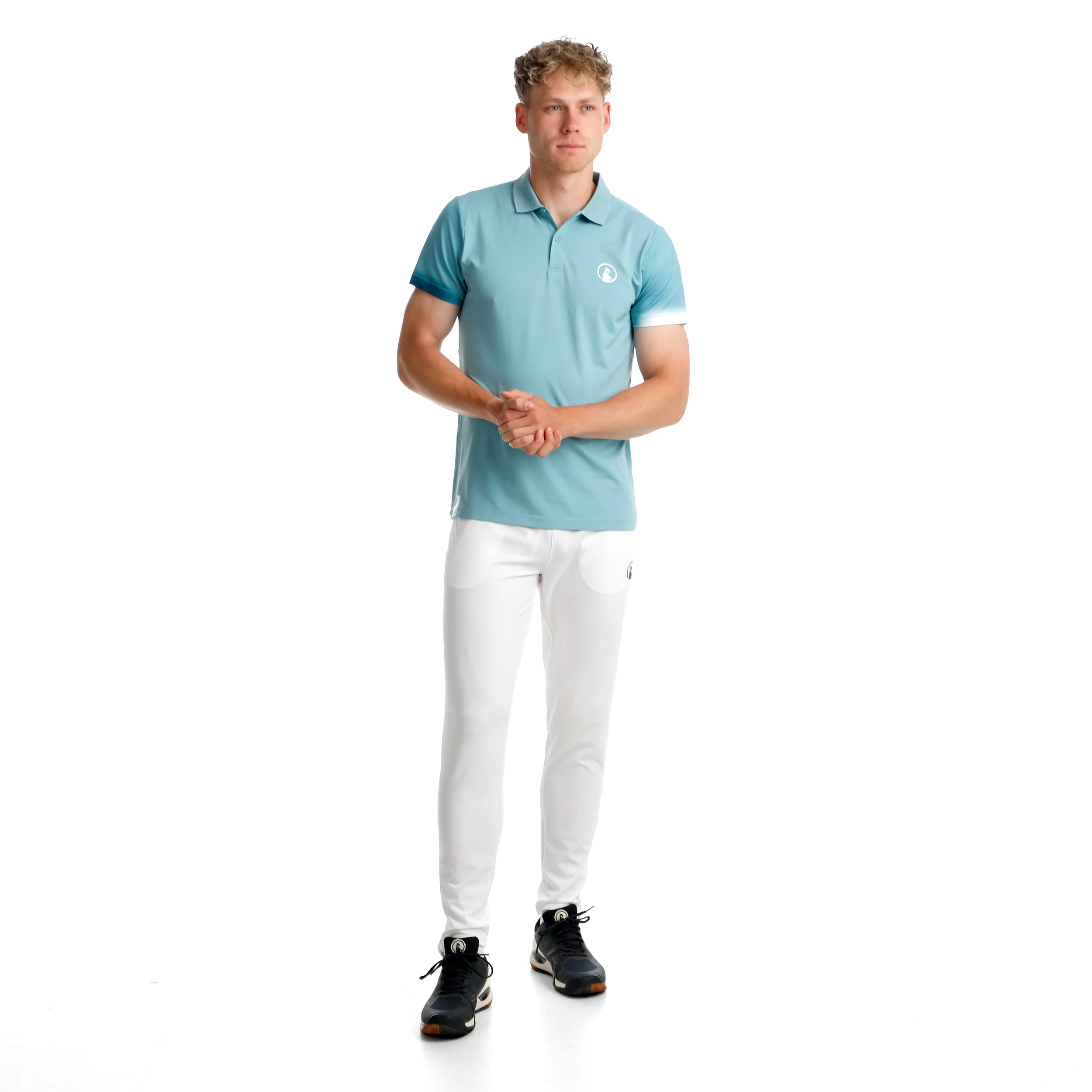 Create Tournament Polo Herren-Hellblau,Mehrfarbig - Image 6