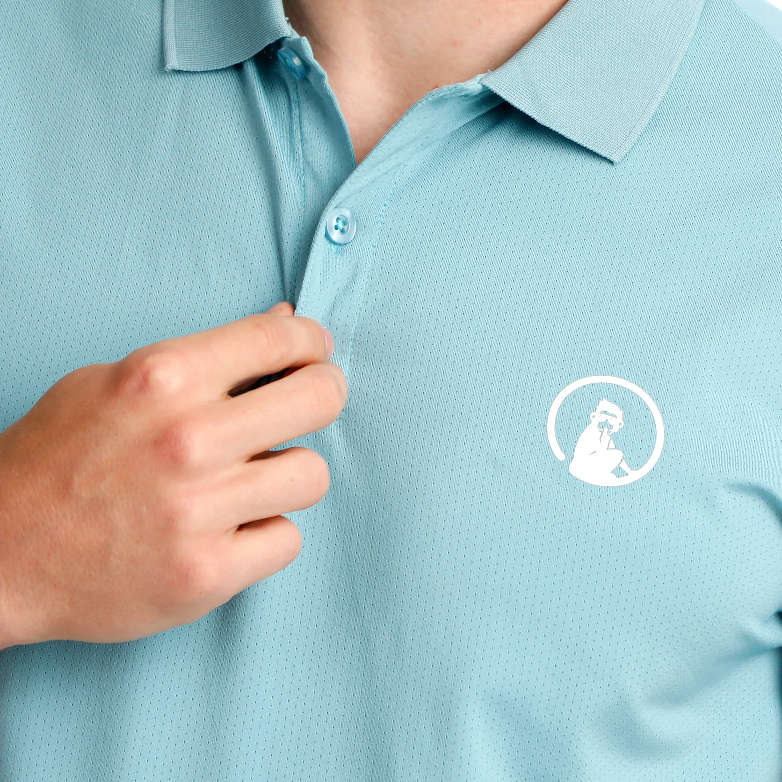 Create Tournament Polo Herren-Hellblau,Mehrfarbig - Image 8