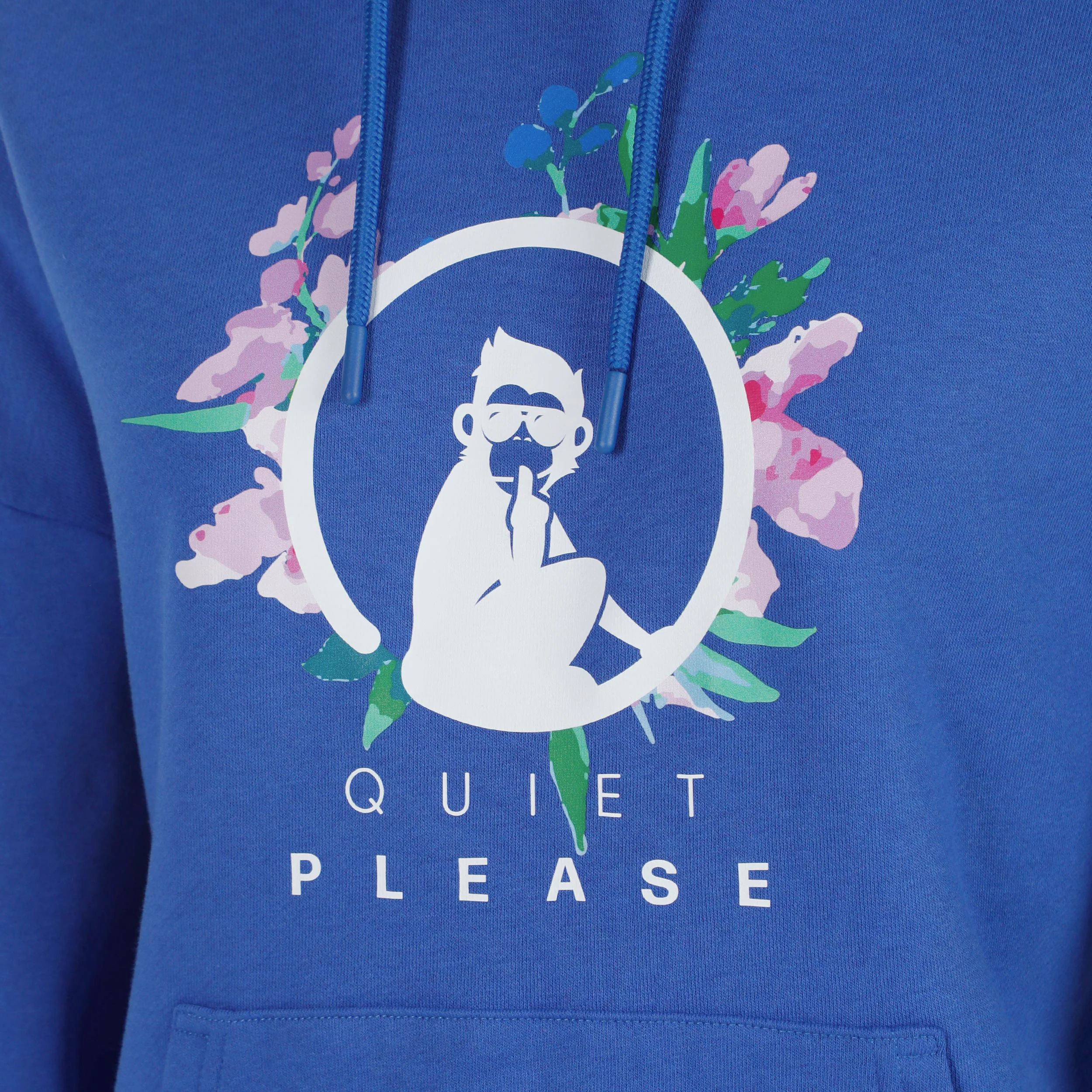 Crush Flower Logo Hoody Mädchen-blau, weiß - Image 3