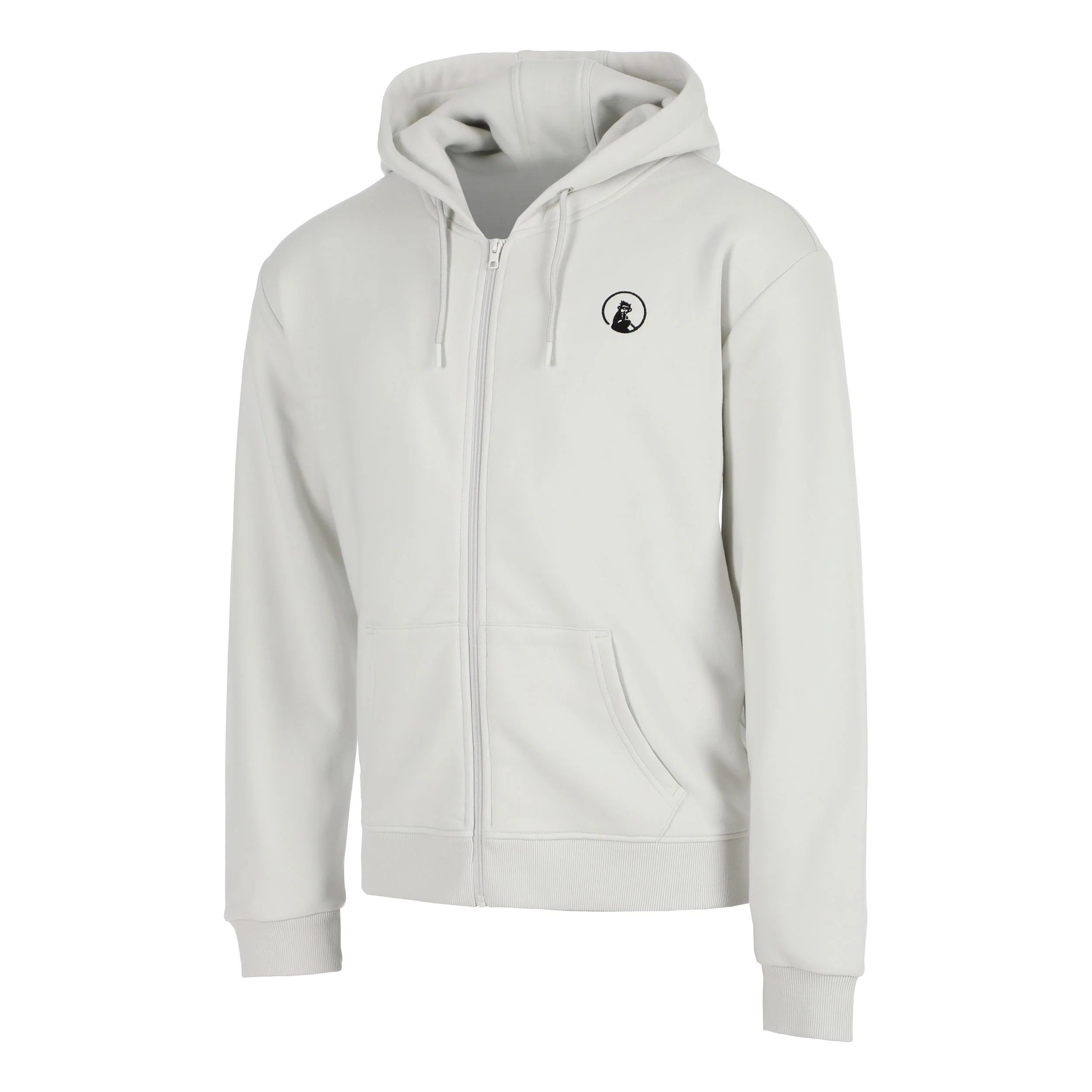 Crush On Court Essentials Sweatjacke Herren-hellgrau, schwarz - Image 2