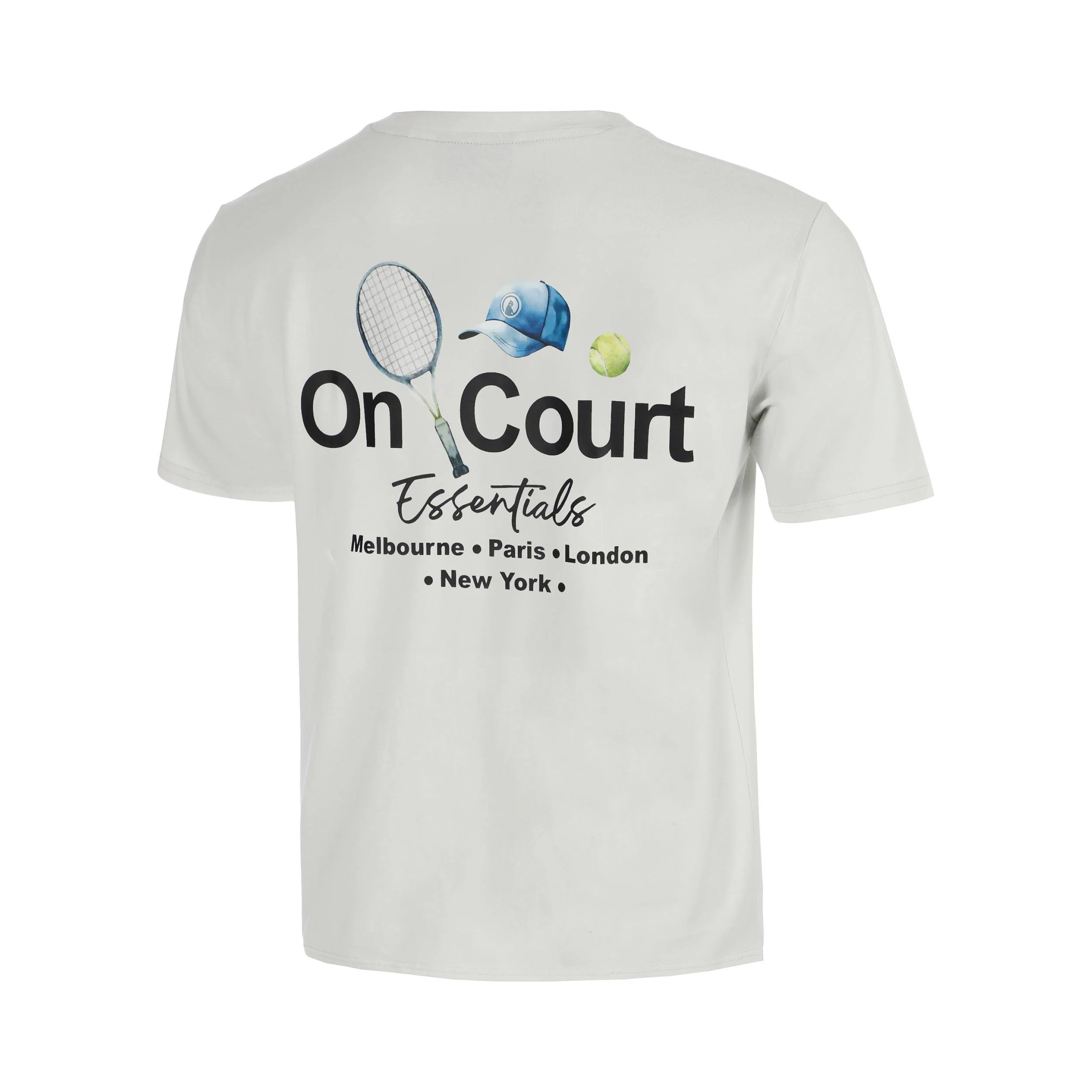 Crush On Court Essentials T-Shirt Jungen-hellgrau, schwarz - Image 3