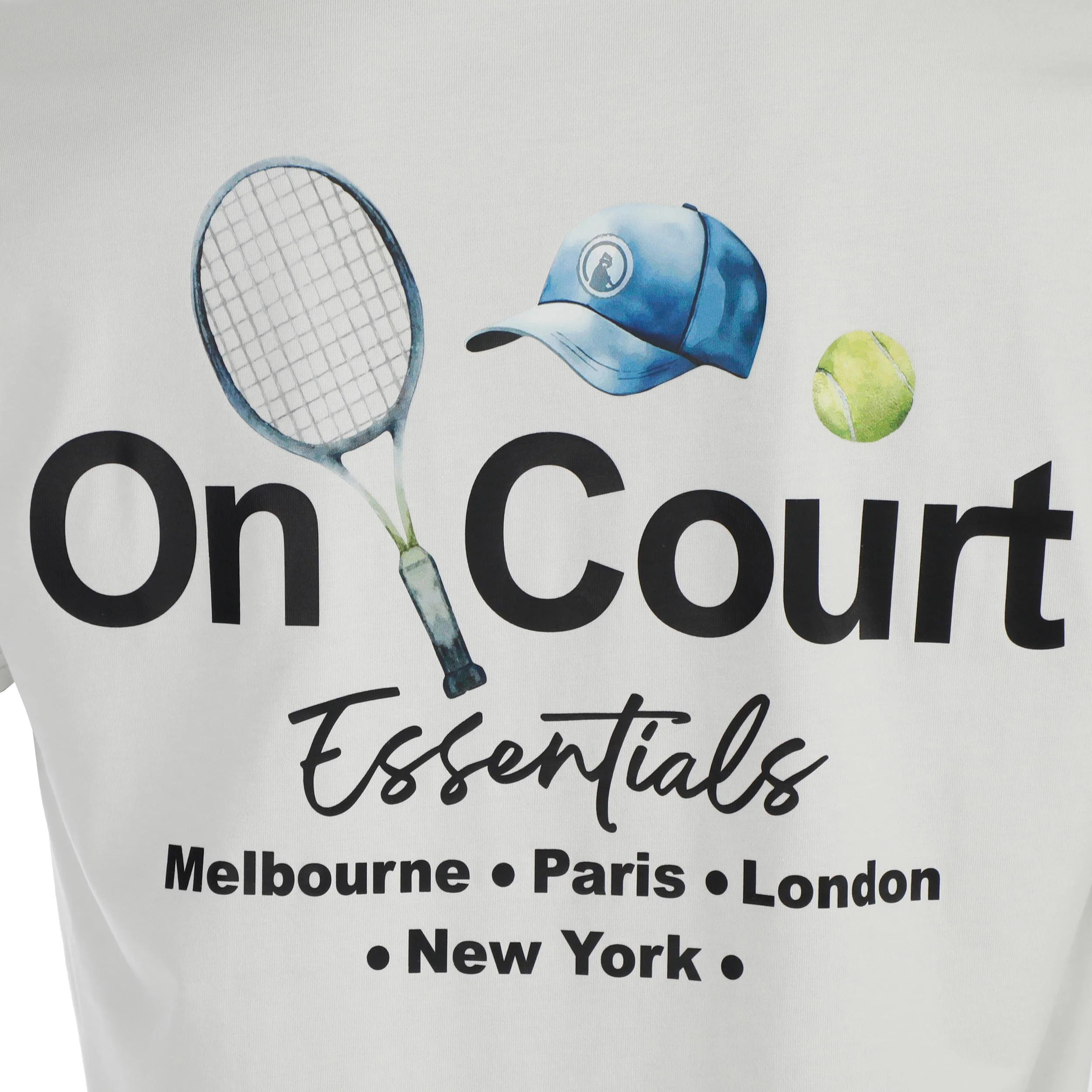Crush On Court Essentials T-Shirt Jungen-hellgrau, schwarz - Image 5