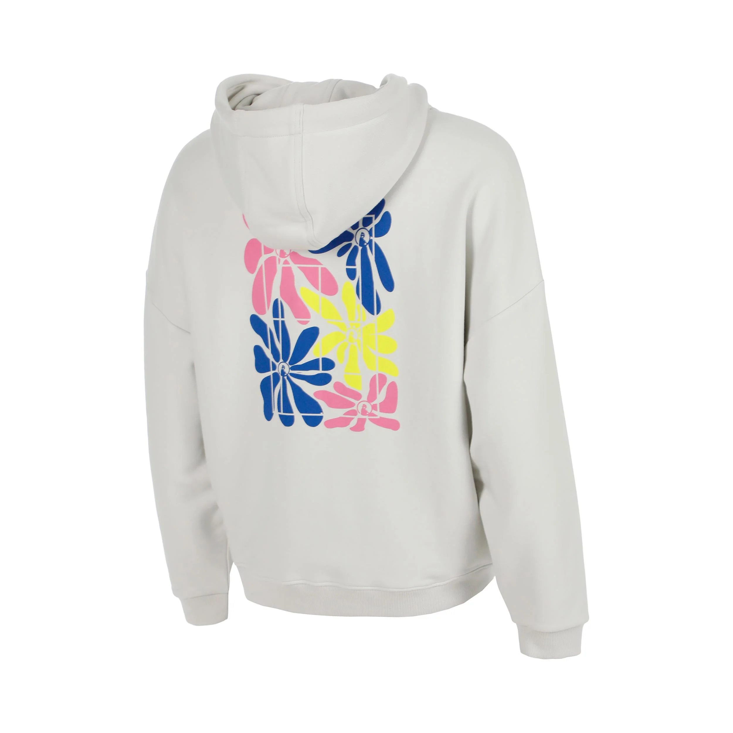 Crush Palm Court Sweatjacke Mädchen-hellgrau, neonpink - Image 3