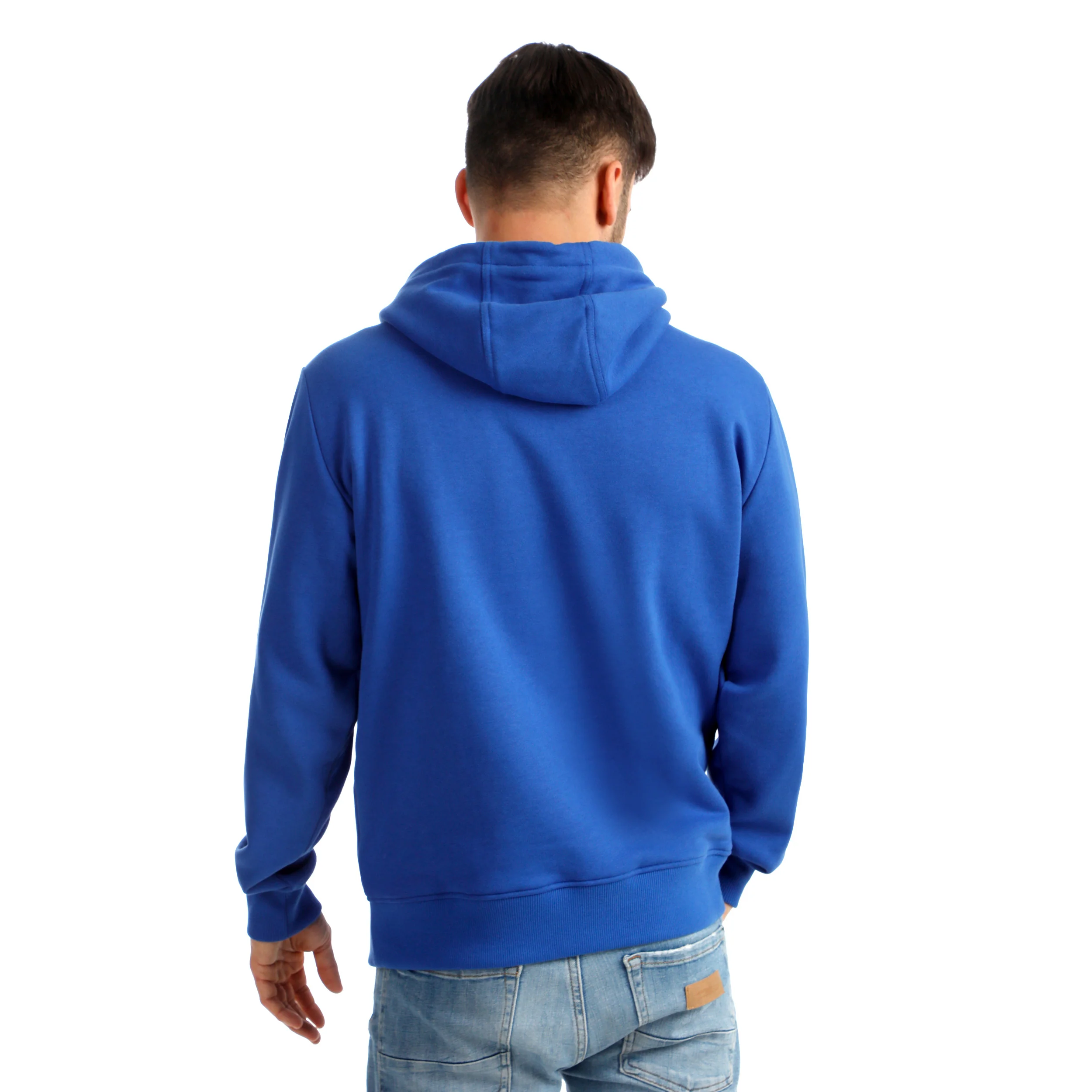 Crush Scraped Hoody Herren-blau, weiß - Image 6
