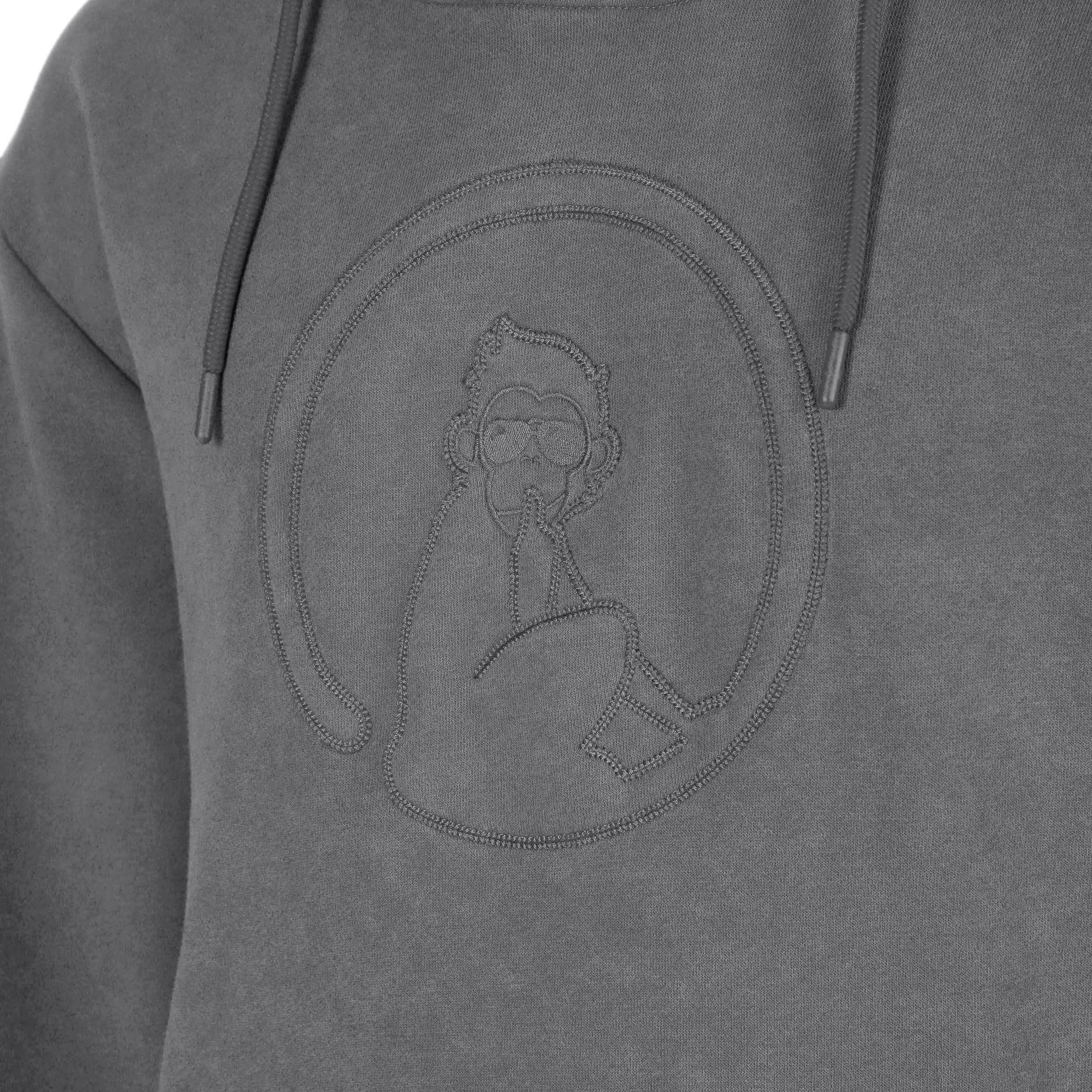Crush Washed Out Loose Fit Hoody Jungen-dunkelgrau, dunkelgrau - Image 3