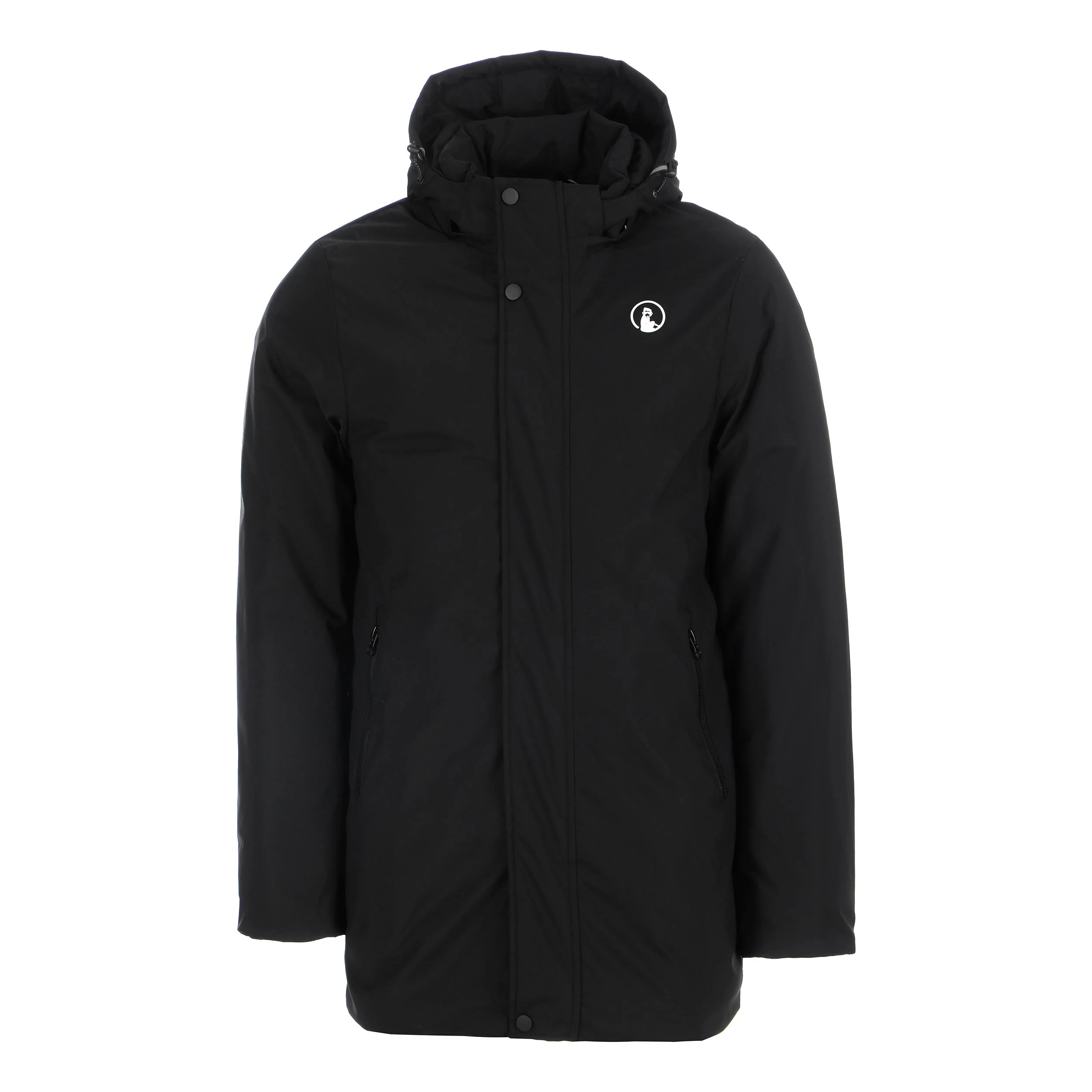 Get Warm Outdoor-Jacke Unisex-schwarz