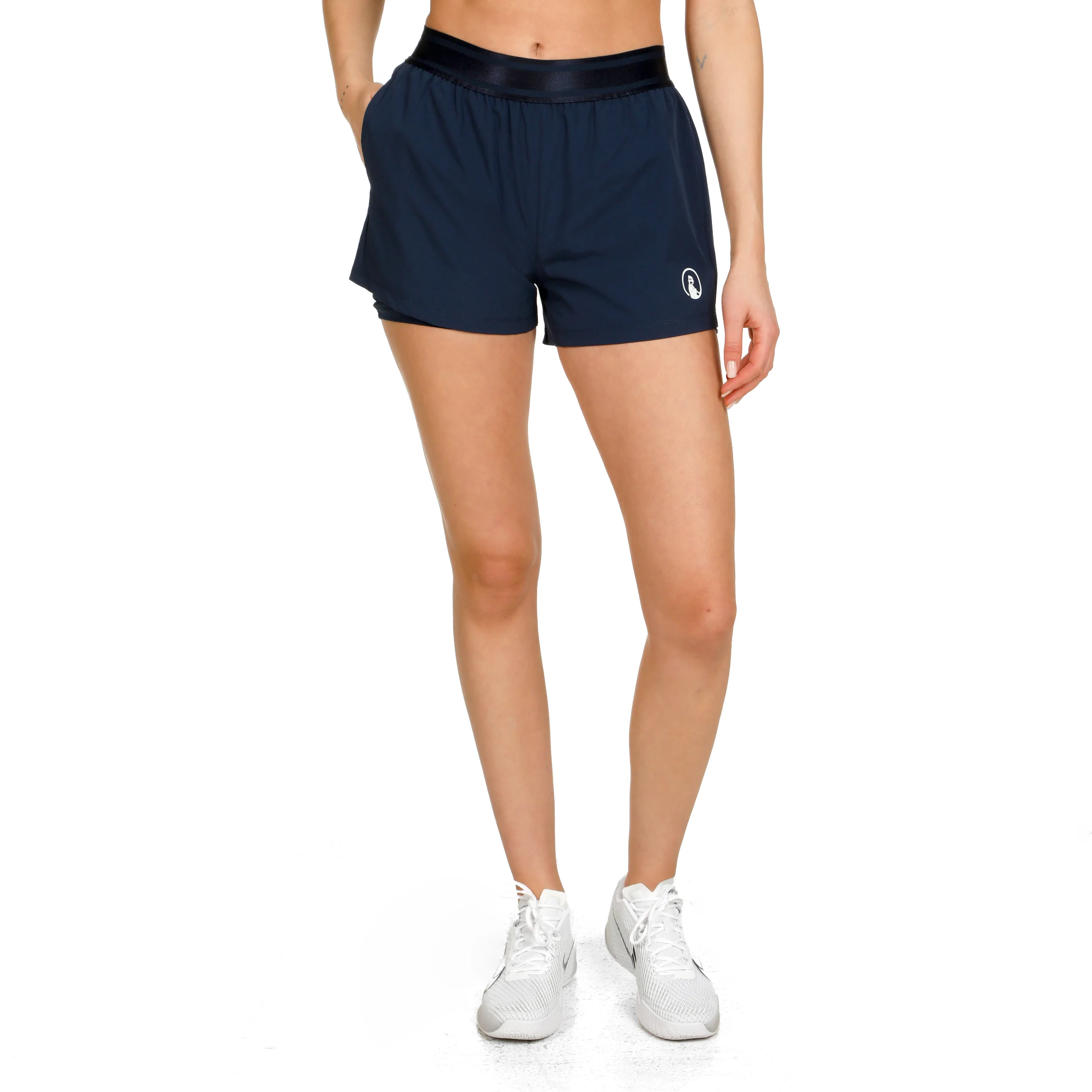 Point 2in1 Shorts Damen-Dunkelblau - Image 5