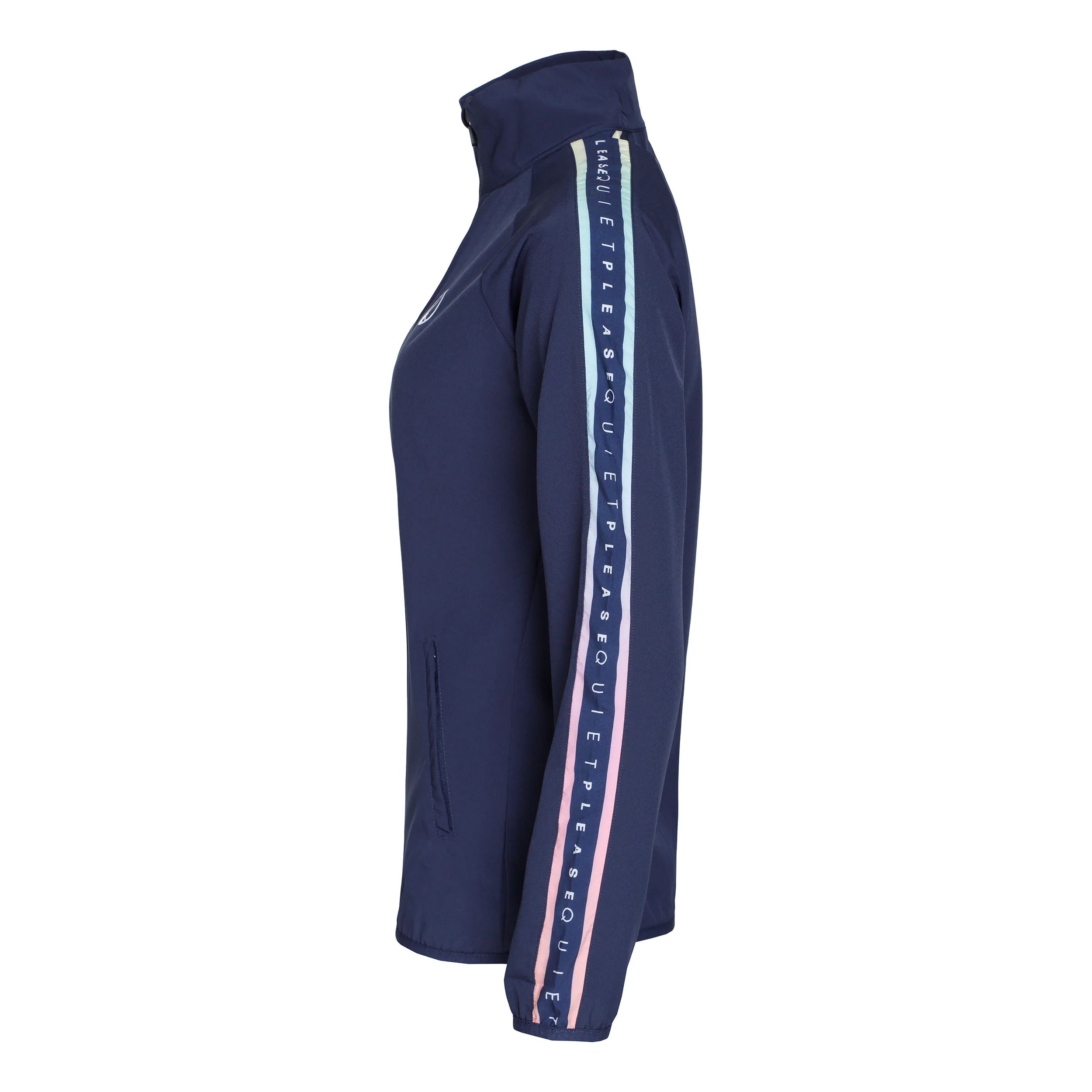 Rainbow Stroke Trainingsjacke Damen-Blau,Mehrfarbig - Image 2
