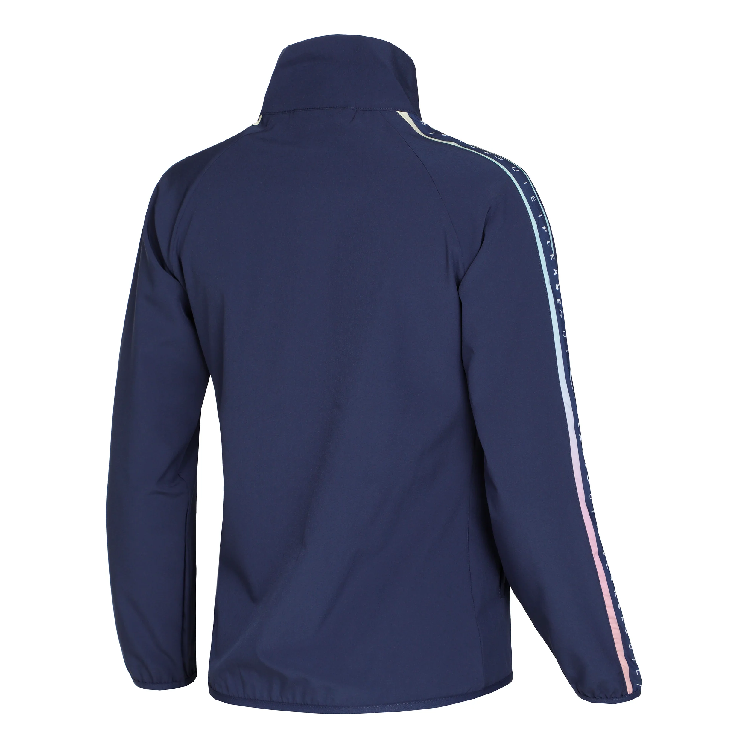 Rainbow Stroke Trainingsjacke Damen-Blau,Mehrfarbig - Image 3