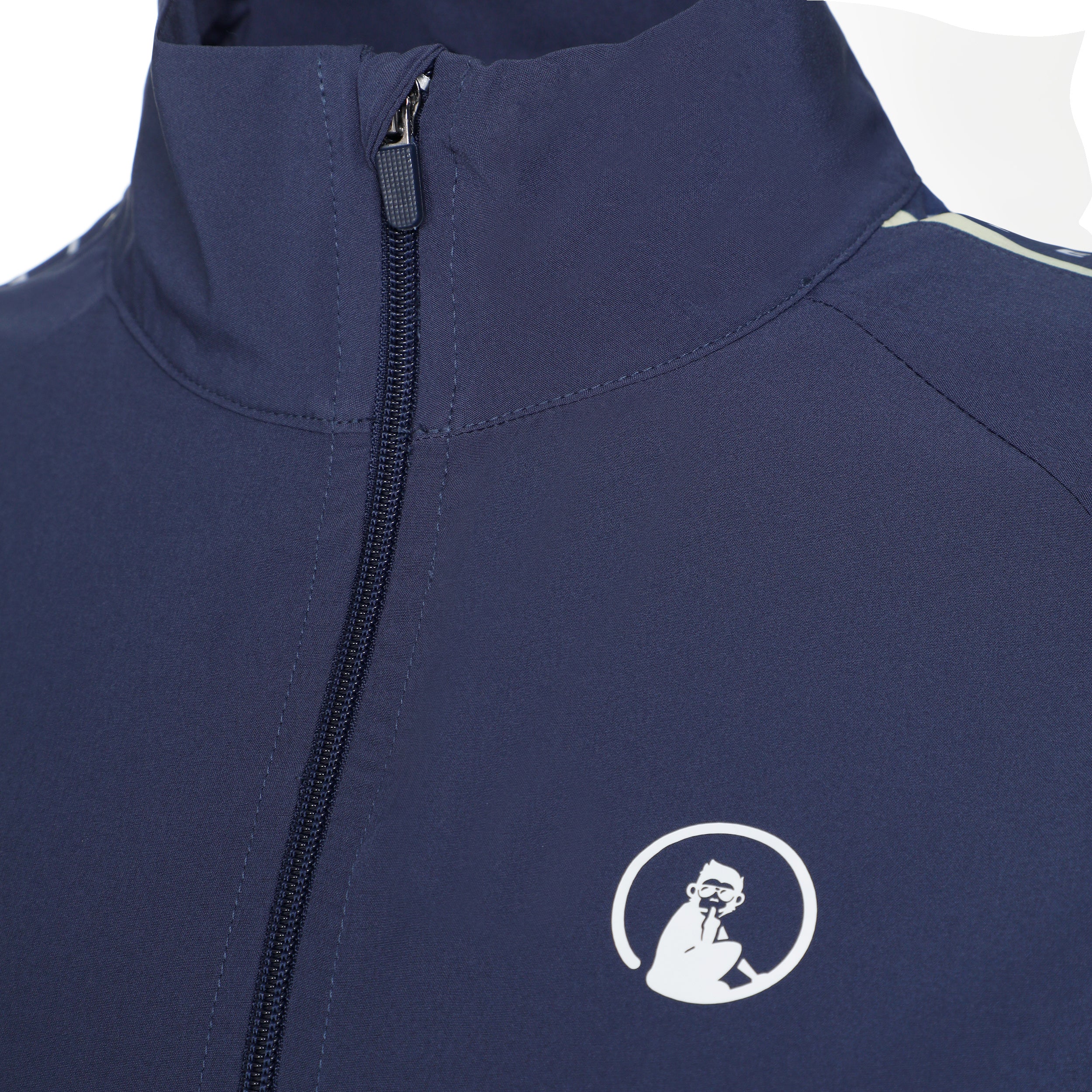 Rainbow Stroke Trainingsjacke Damen-Blau,Mehrfarbig - Image 4