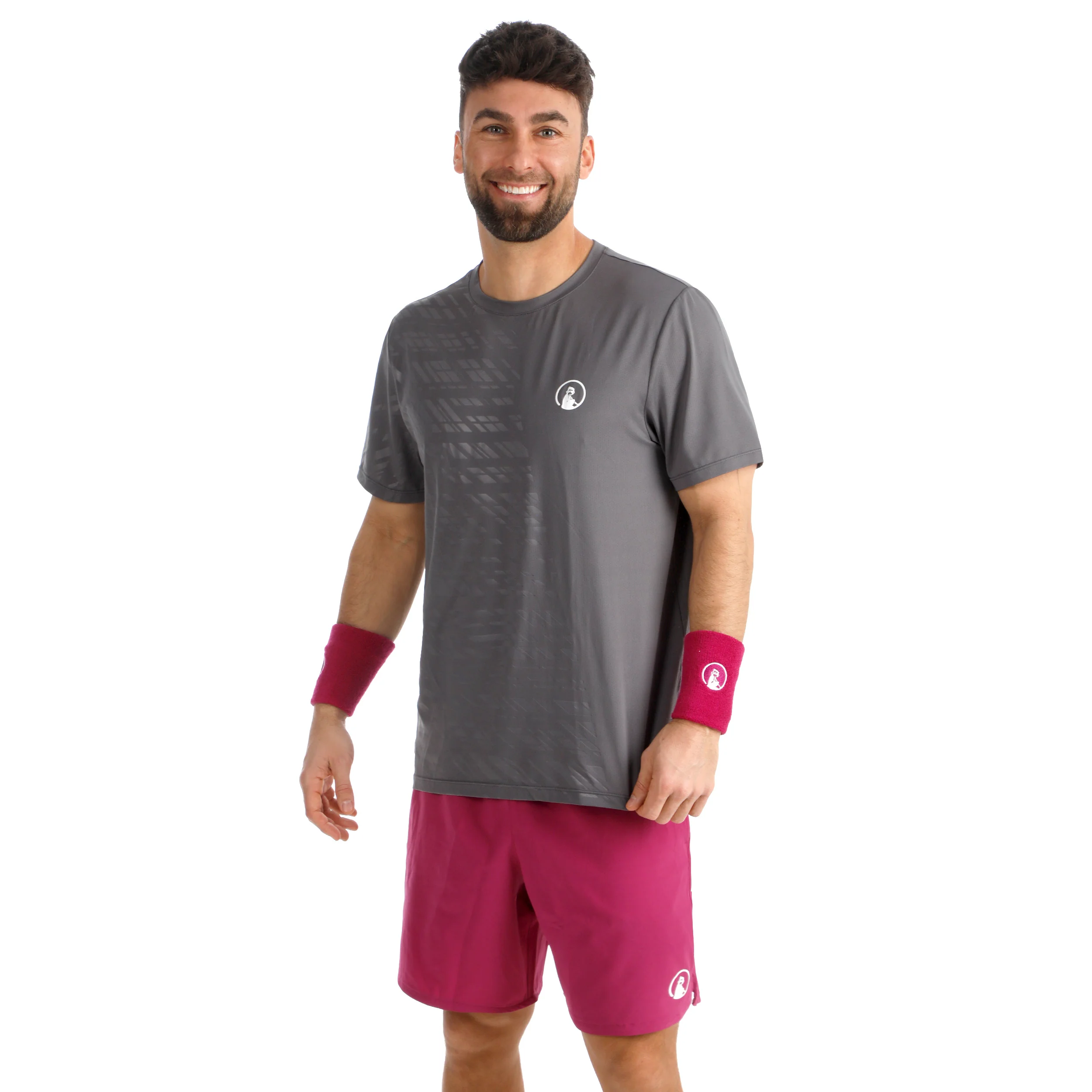 Receiver Embossed T-Shirt Herren - grau, weiß - Image 6