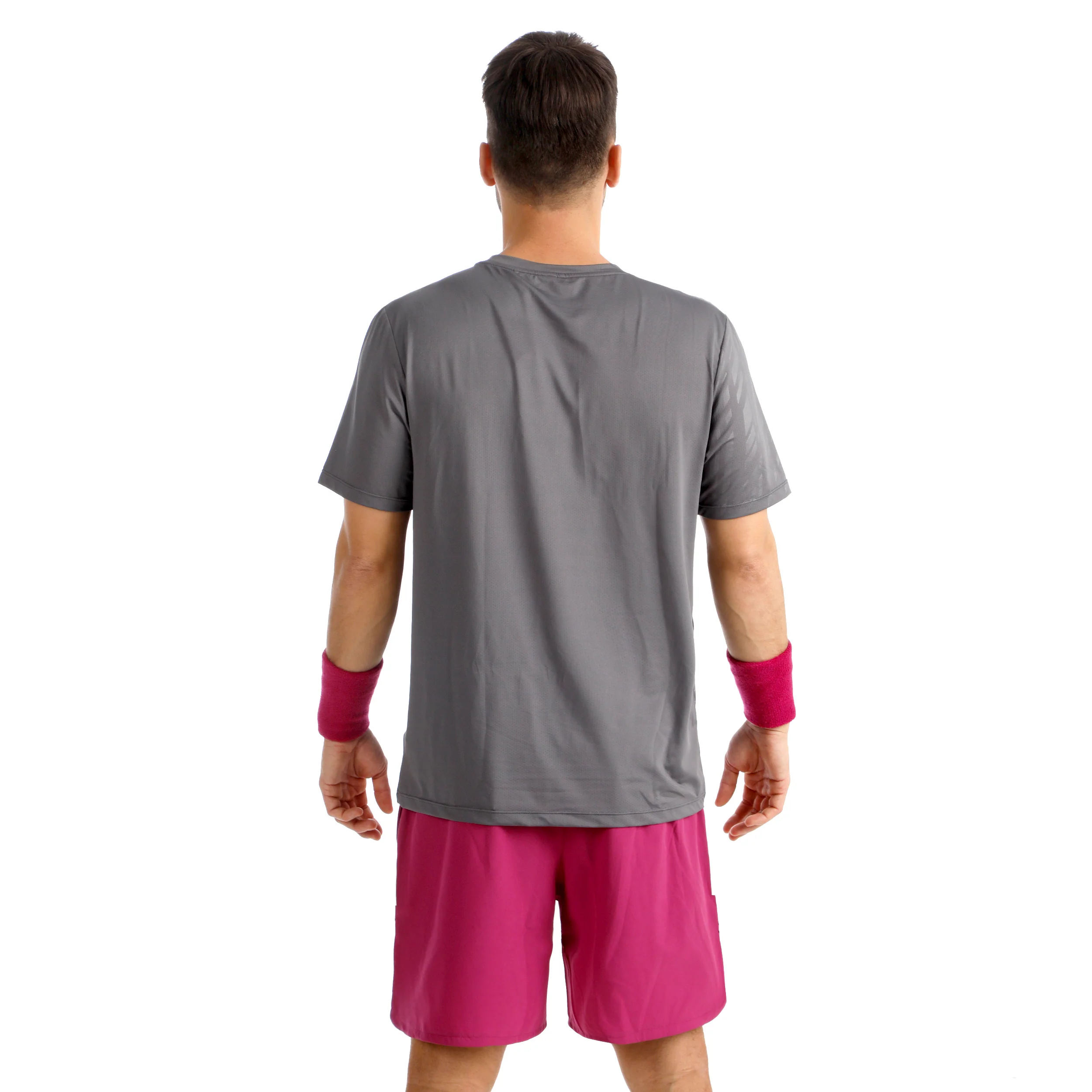 Receiver Embossed T-Shirt Herren - grau, weiß - Image 7