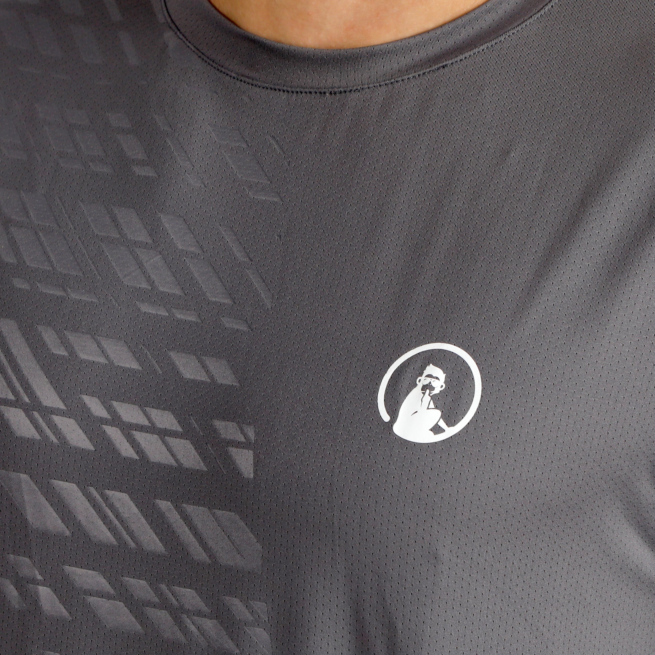 Receiver Embossed T-Shirt Herren - grau, weiß - Image 9