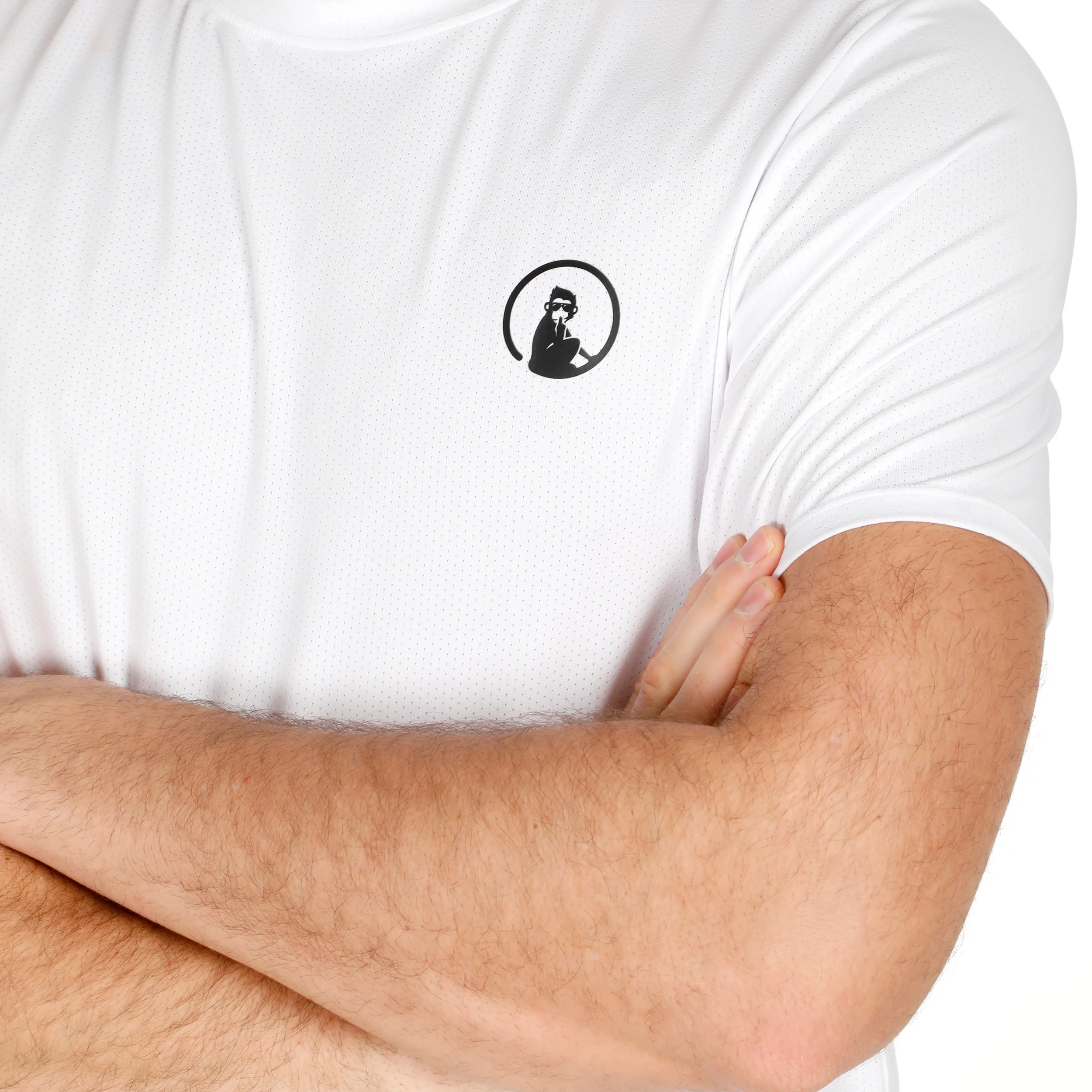 Receiver T-Shirt Herren-Weiß - Image 3